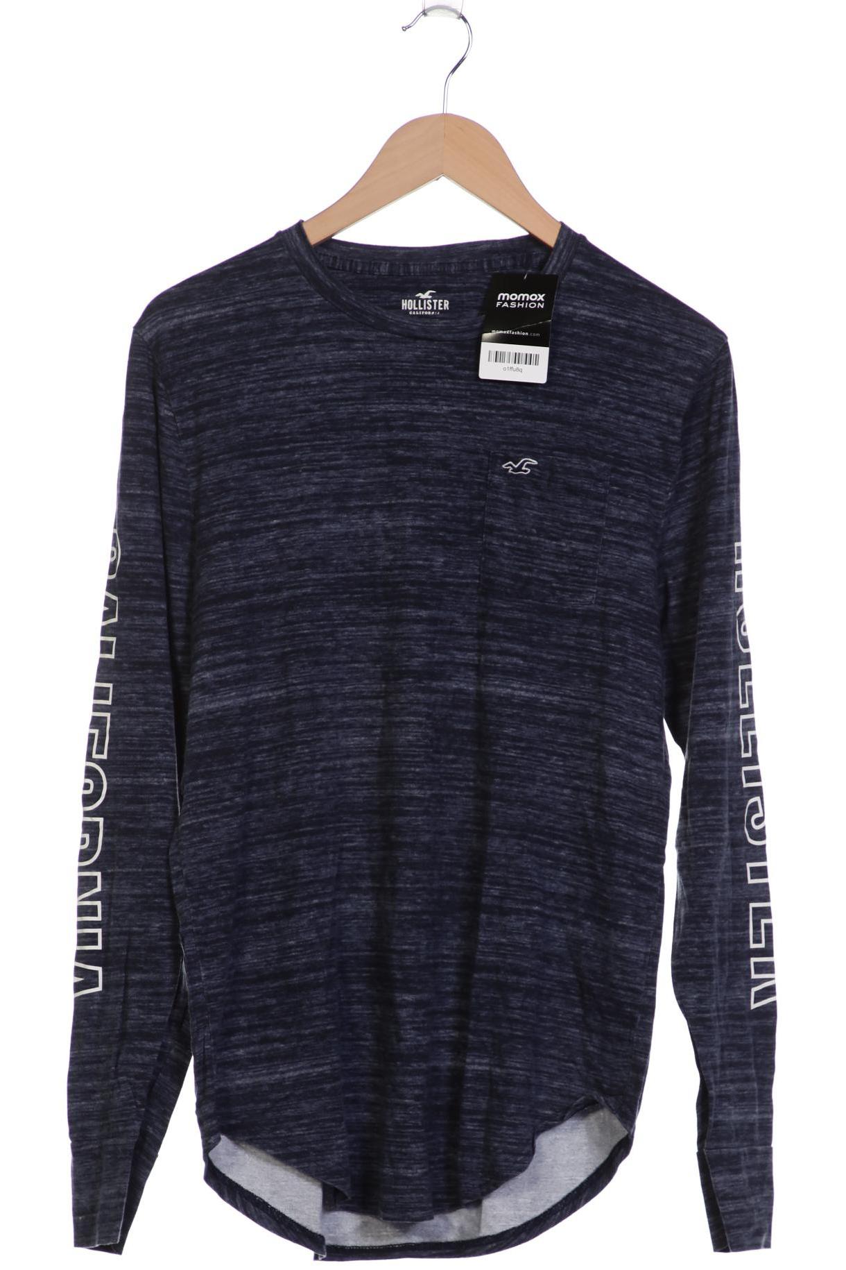 

Hollister Herren Langarmshirt, blau, Gr. 48