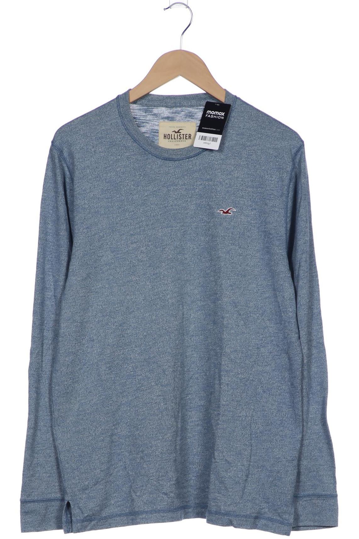 

Hollister Herren Langarmshirt, blau, Gr. 52