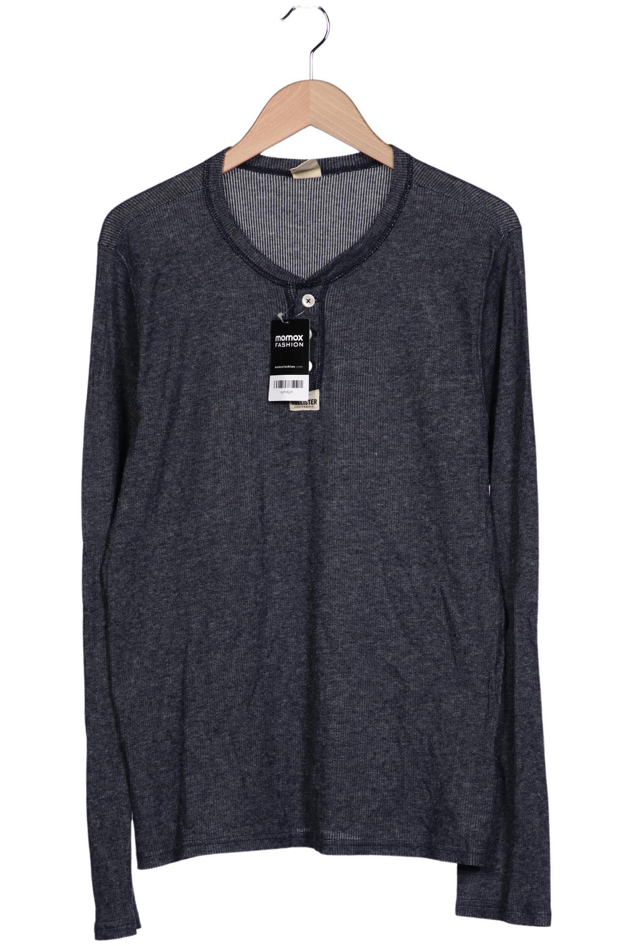 

Hollister Herren Langarmshirt, blau, Gr. 54