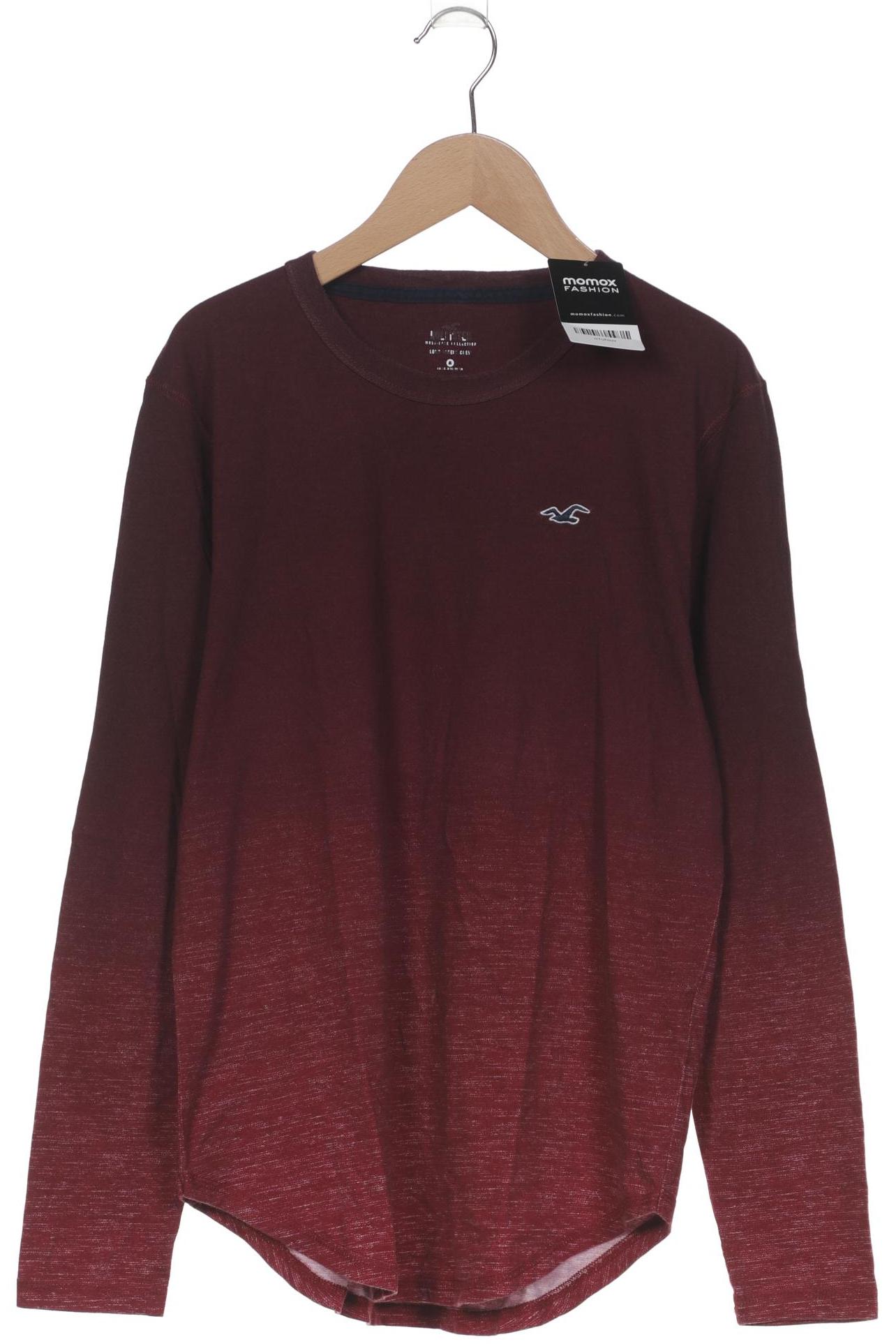 

Hollister Herren Langarmshirt, bordeaux, Gr. 46