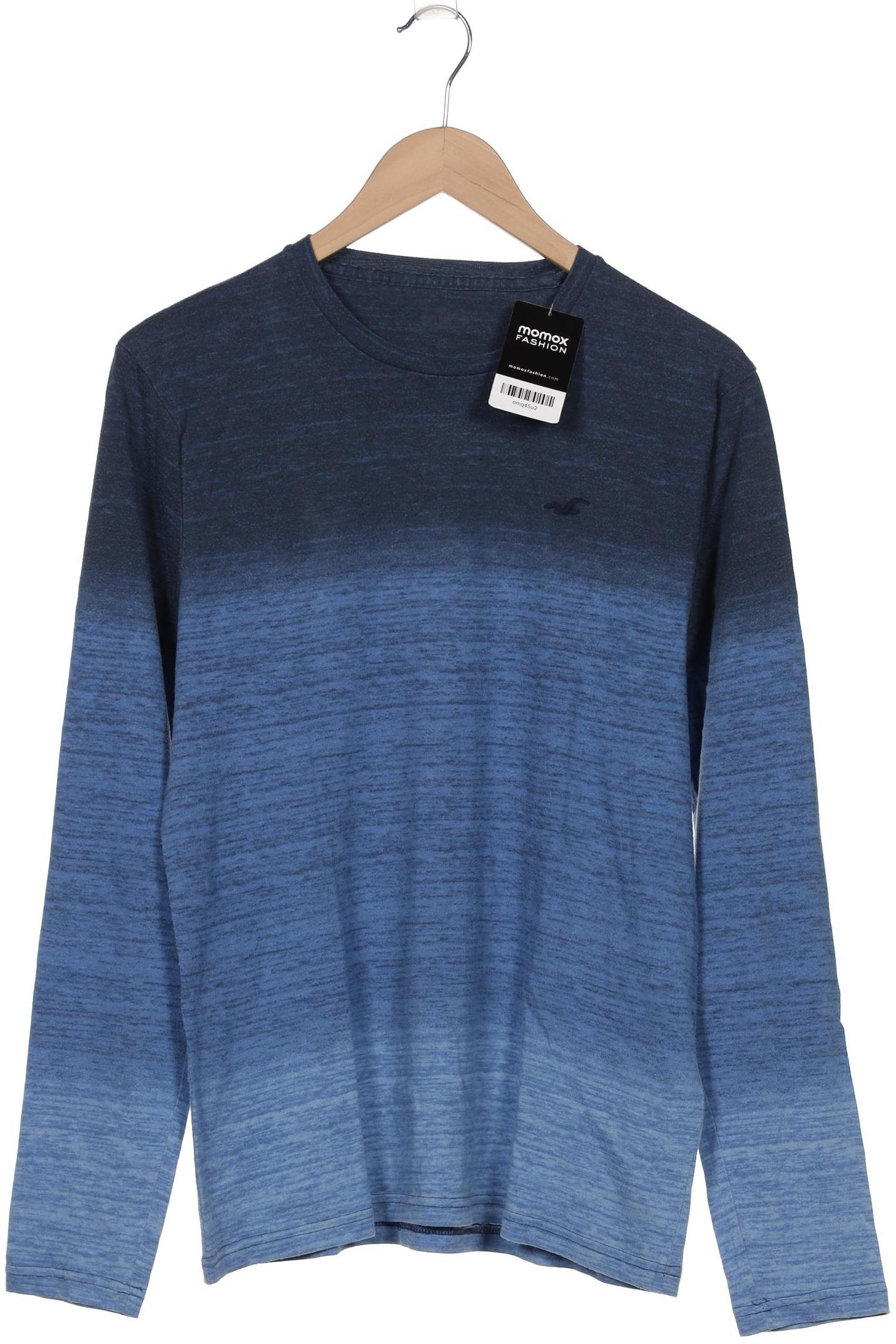 

Hollister Herren Langarmshirt, blau, Gr. 48