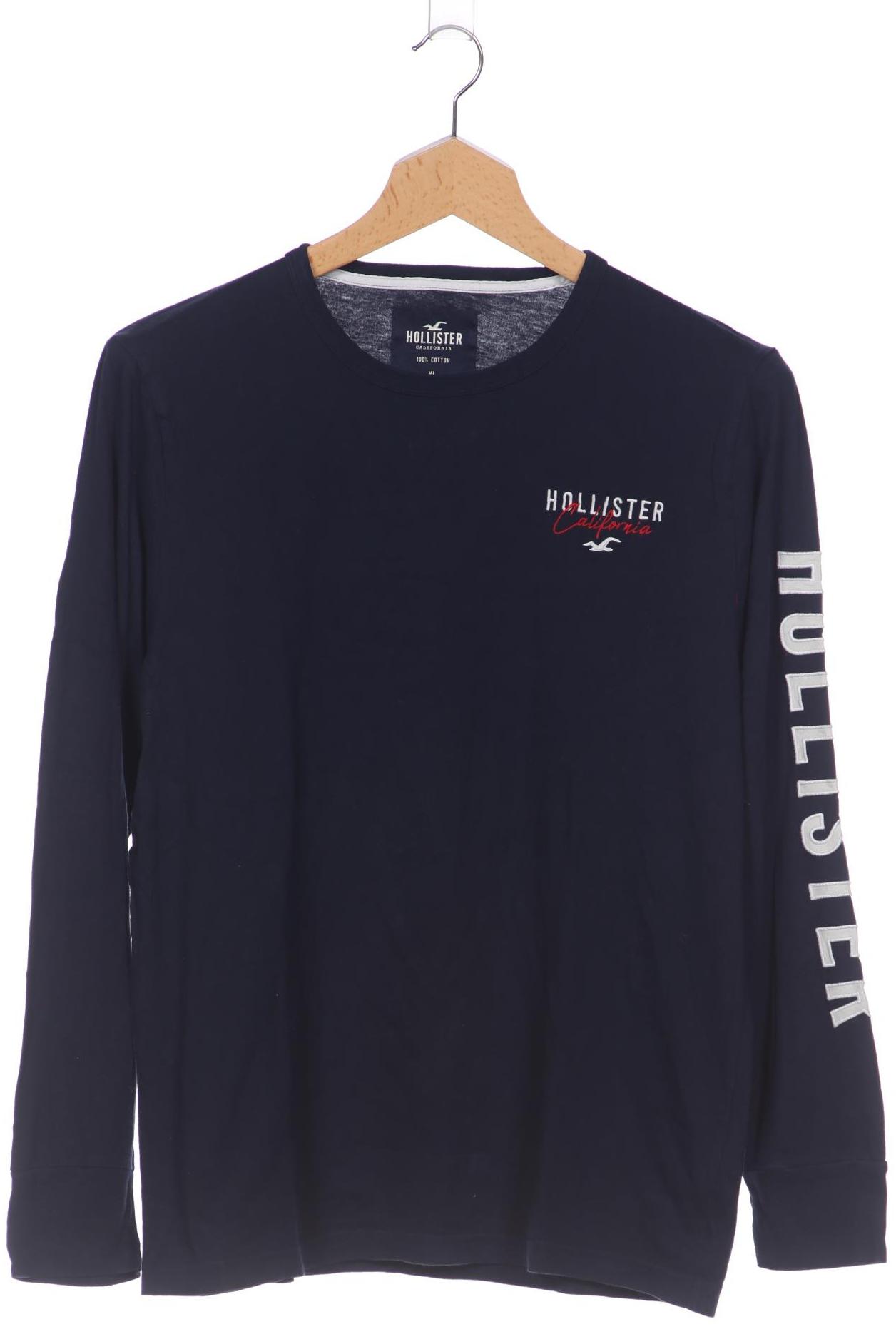 

Hollister Herren Langarmshirt, marineblau, Gr. 54