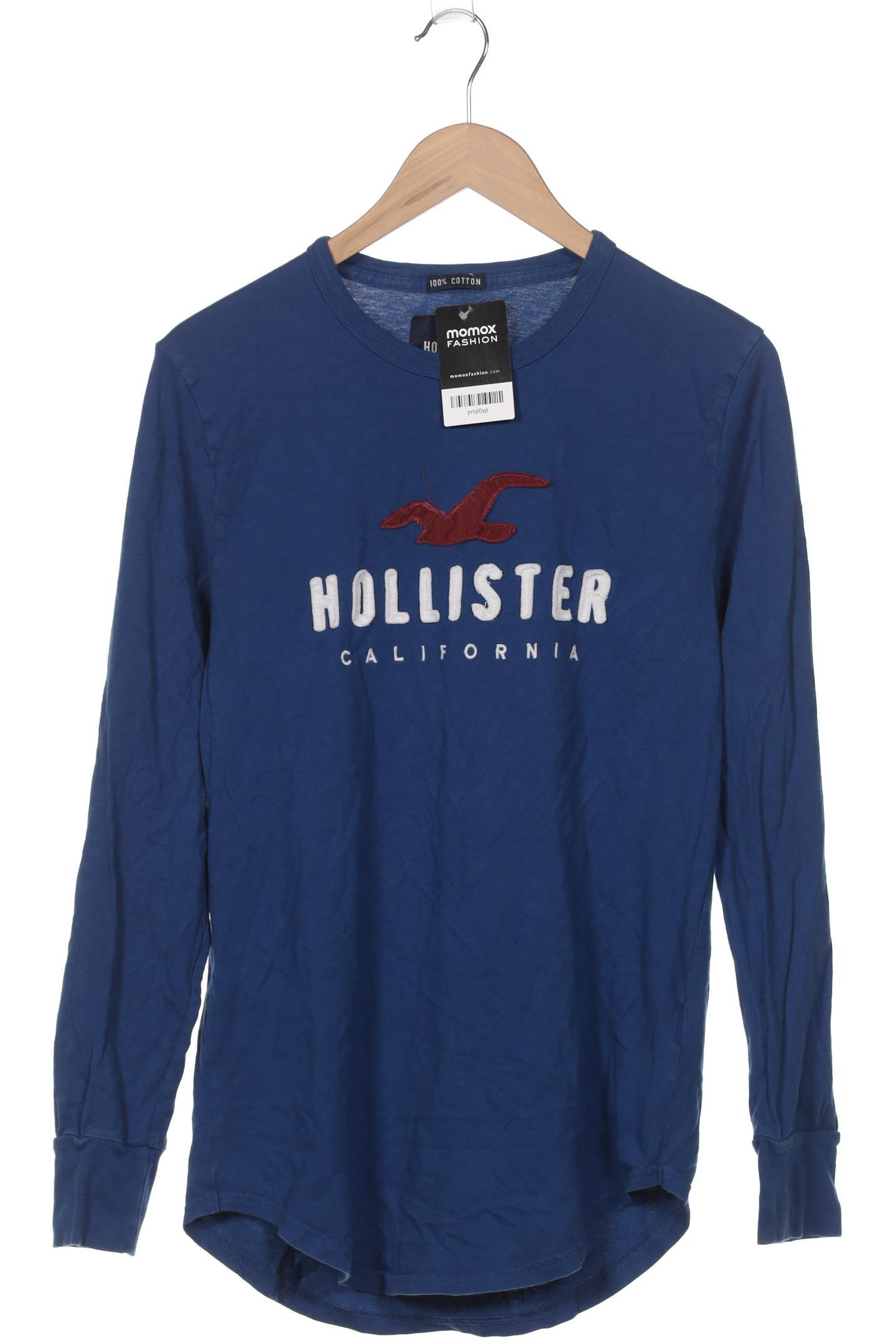 

Hollister Herren Langarmshirt, blau, Gr. 46