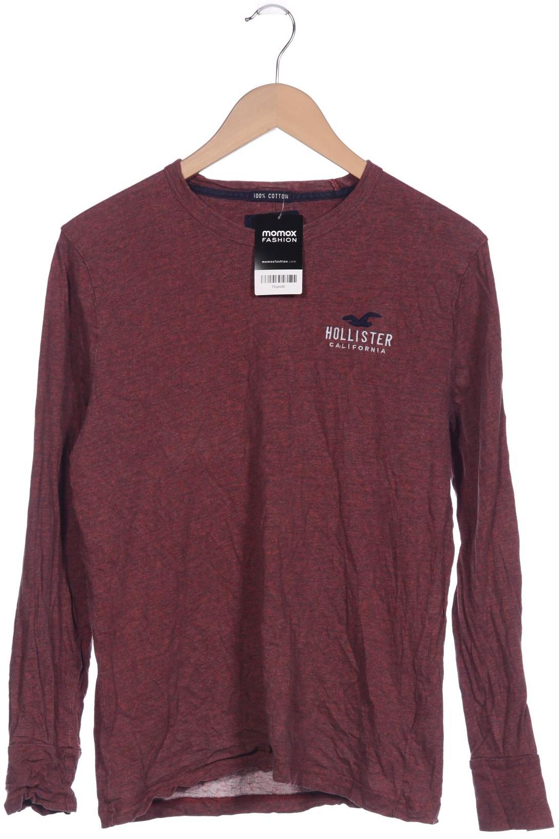 

Hollister Herren Langarmshirt, bordeaux, Gr. 46