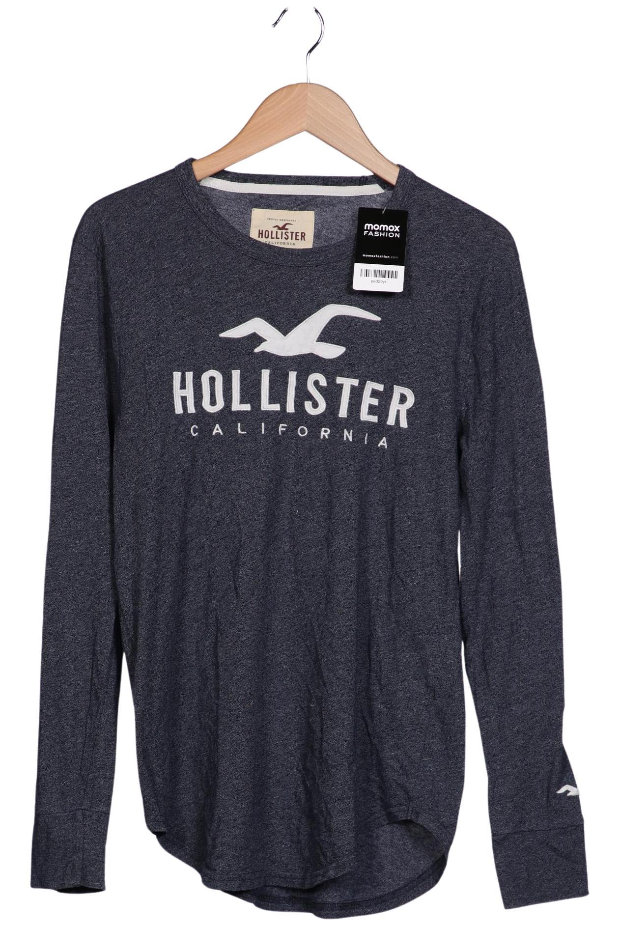 

Hollister Herren Langarmshirt, marineblau, Gr. 46