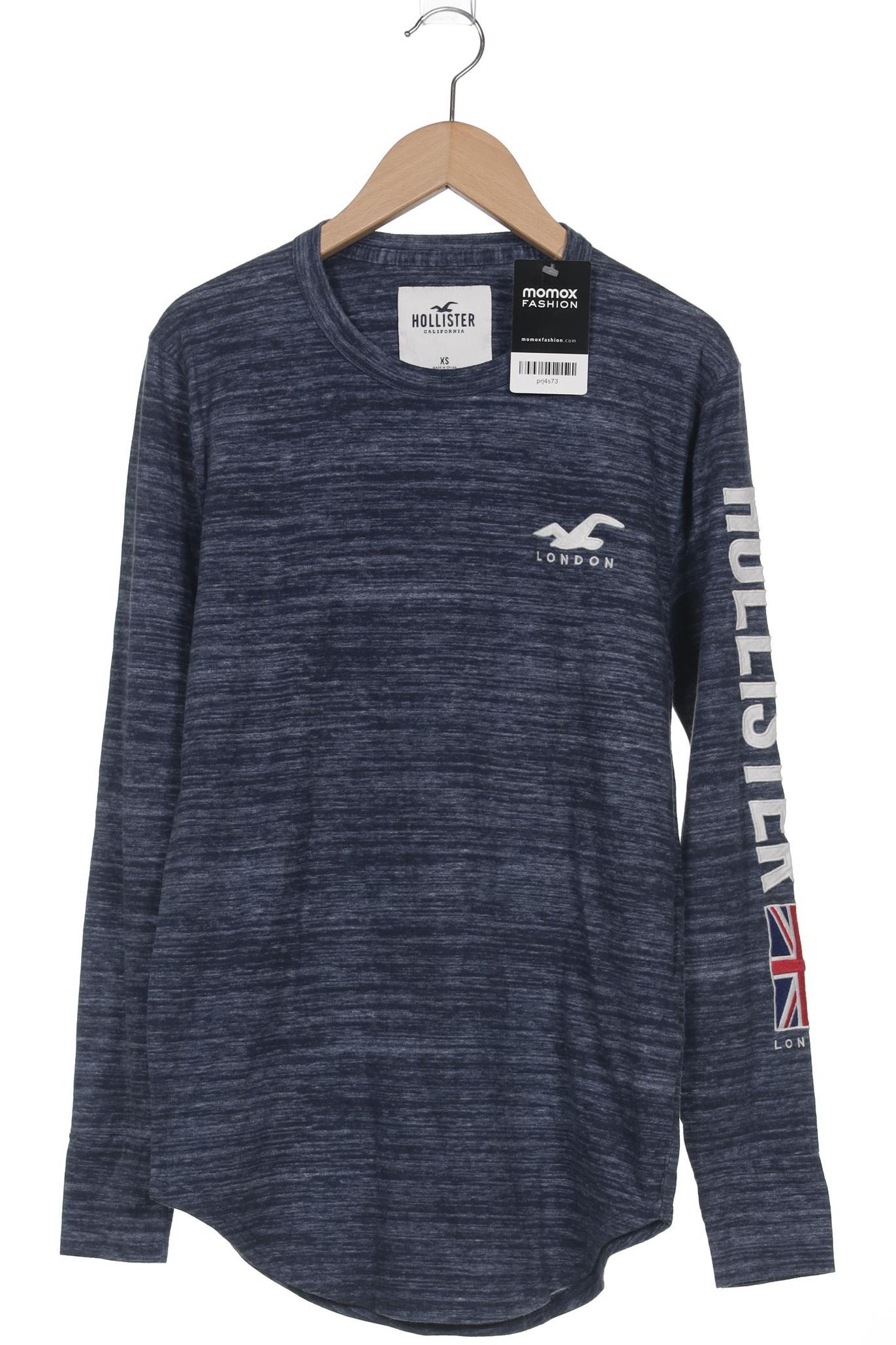 

Hollister Herren Langarmshirt, marineblau, Gr. 44
