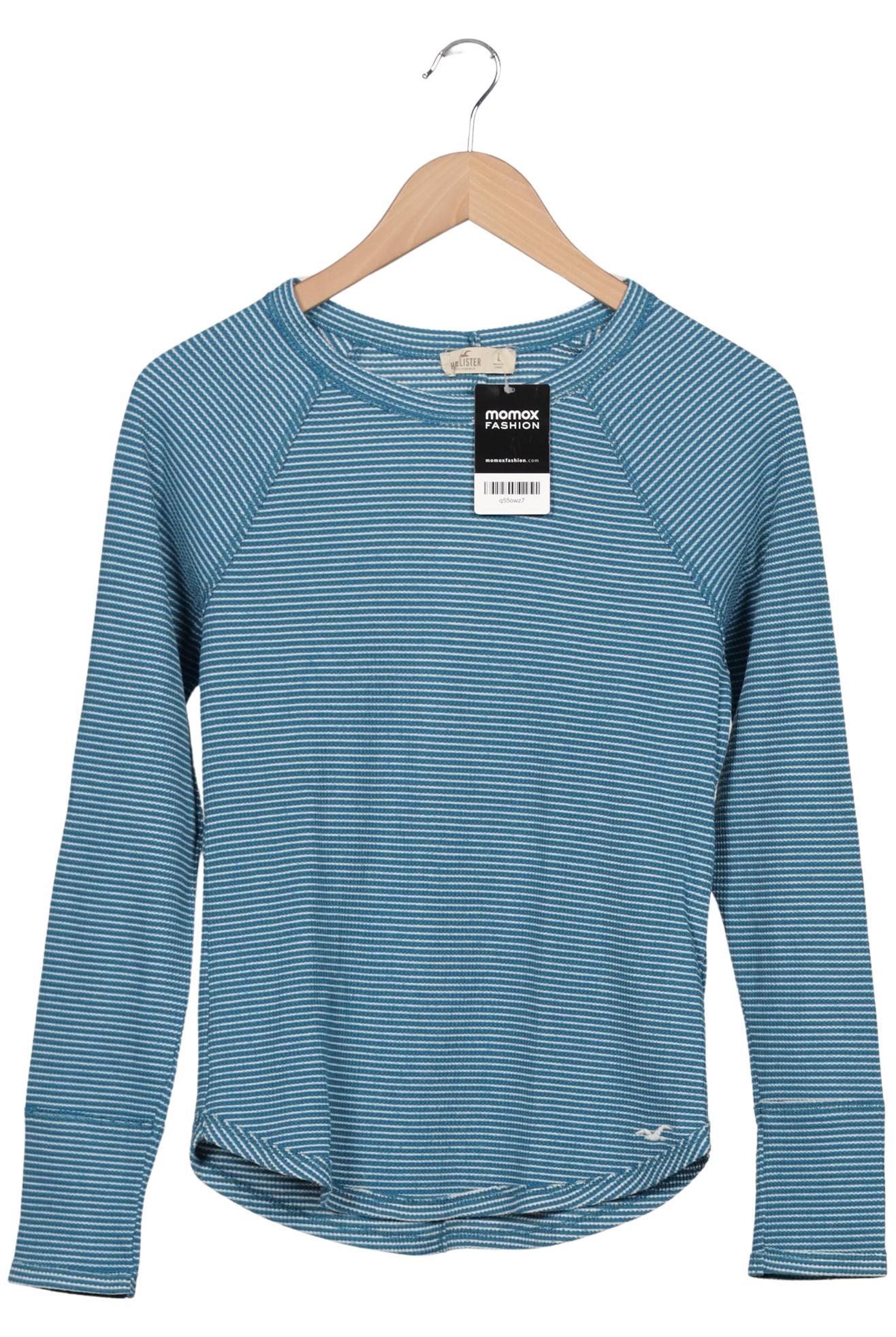 

Hollister Herren Langarmshirt, blau, Gr. 52