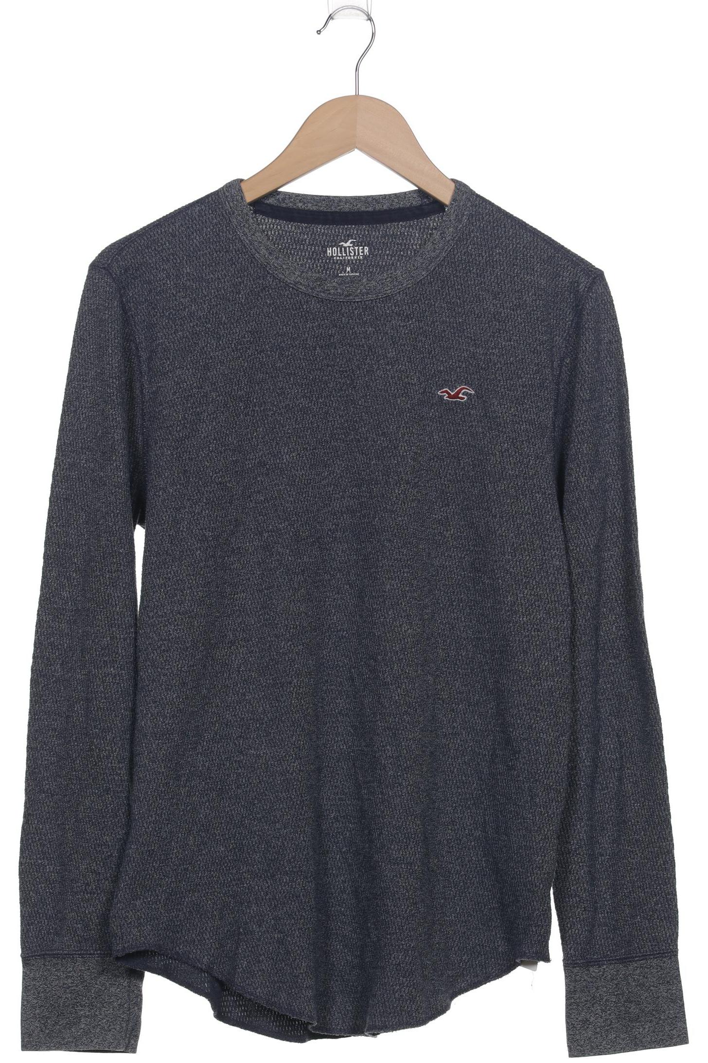 

Hollister Herren Langarmshirt, marineblau, Gr. 48