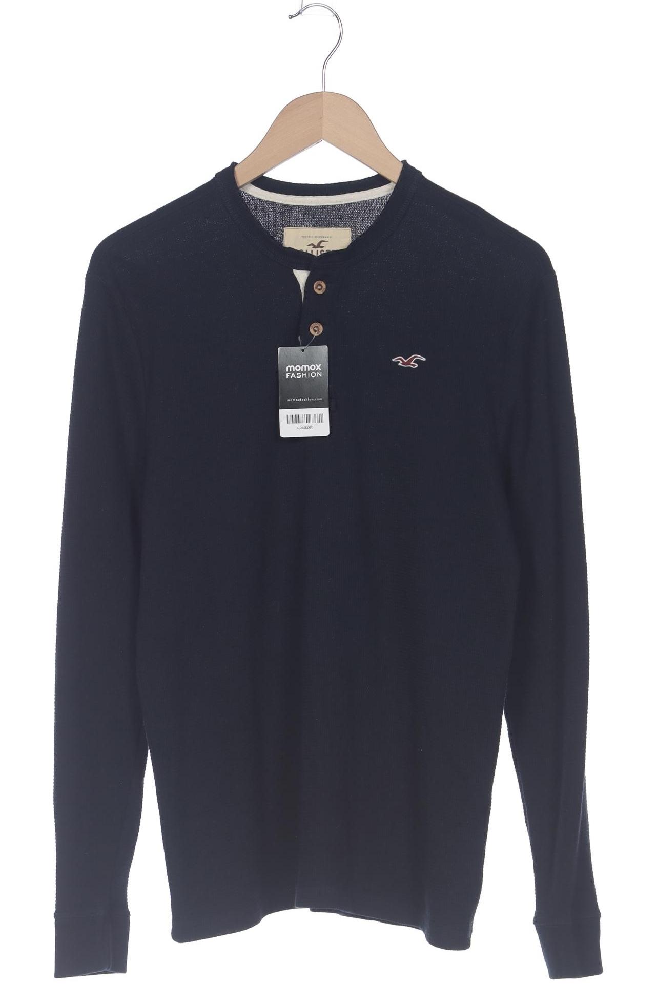 

Hollister Herren Langarmshirt, marineblau, Gr. 46