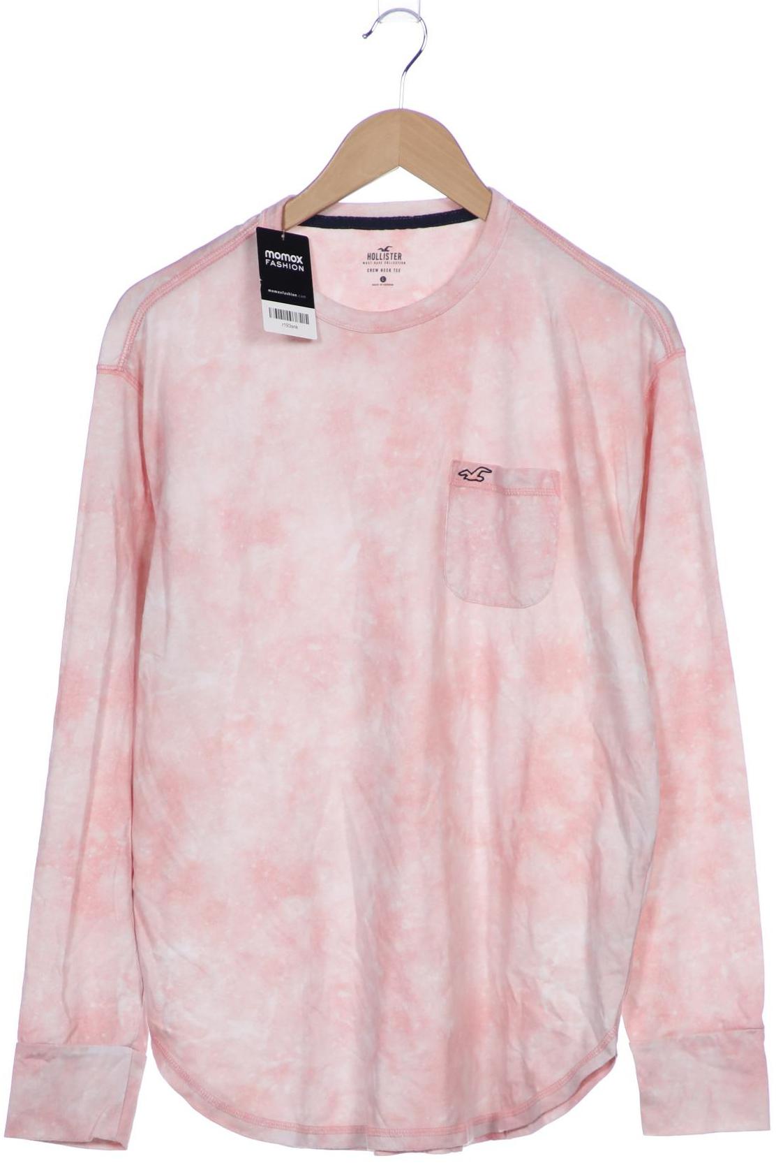 

Hollister Herren Langarmshirt, pink, Gr. 52