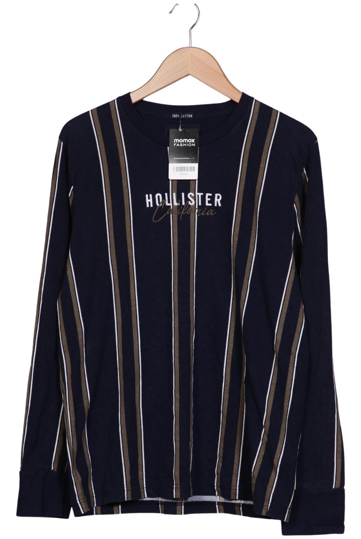 

Hollister Herren Langarmshirt, marineblau, Gr. 52