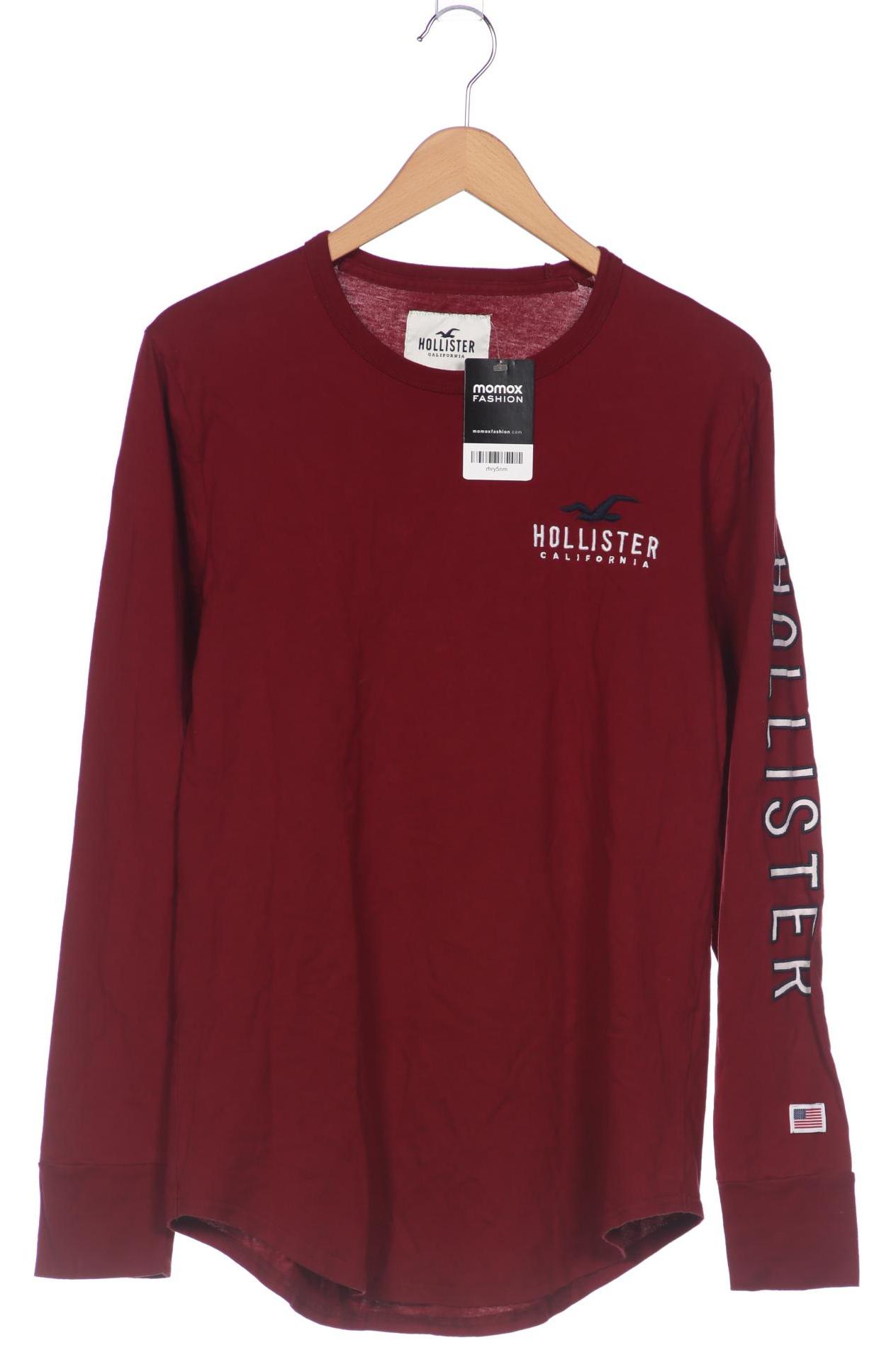 

Hollister Herren Langarmshirt, bordeaux, Gr. 46