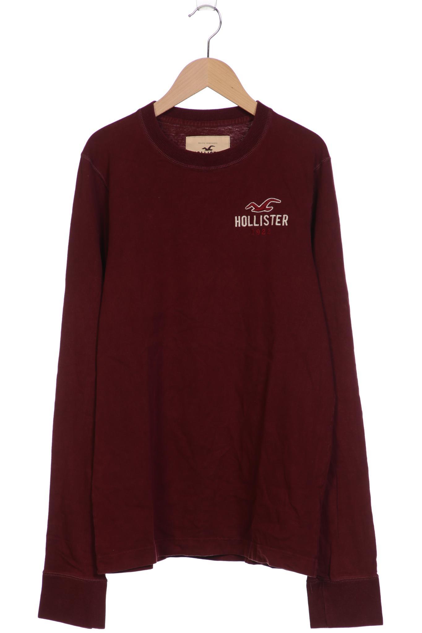 

Hollister Herren Langarmshirt, bordeaux, Gr. 52