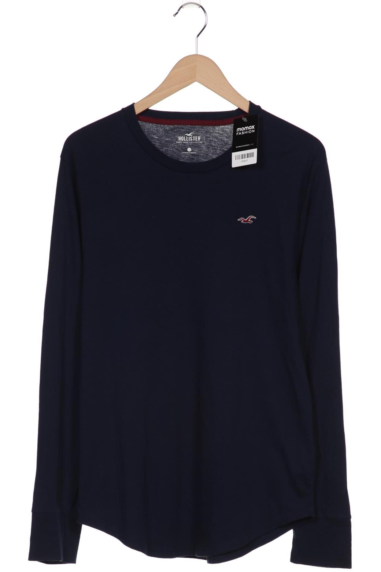 

Hollister Herren Langarmshirt, marineblau