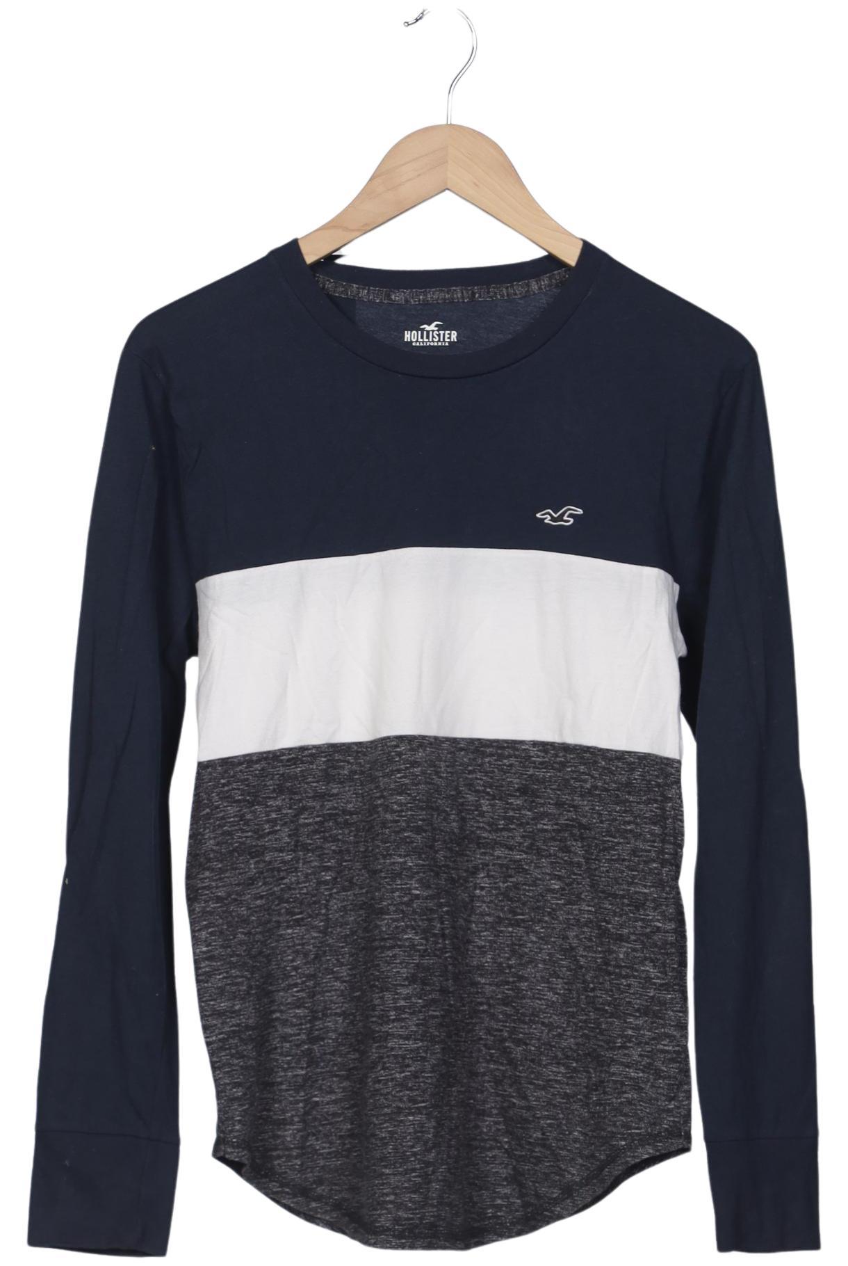 

Hollister Herren Langarmshirt, marineblau, Gr. 46