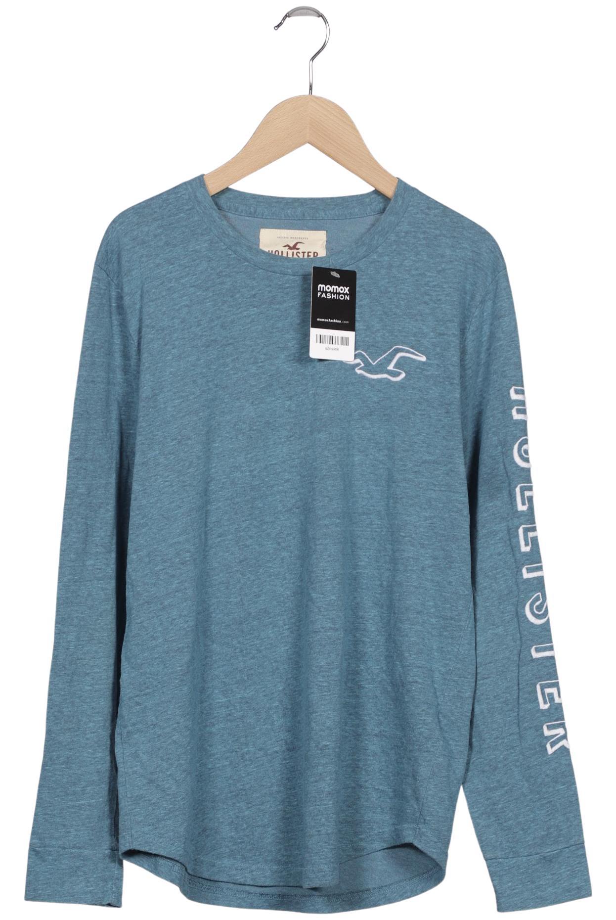

Hollister Herren Langarmshirt, blau, Gr. 46