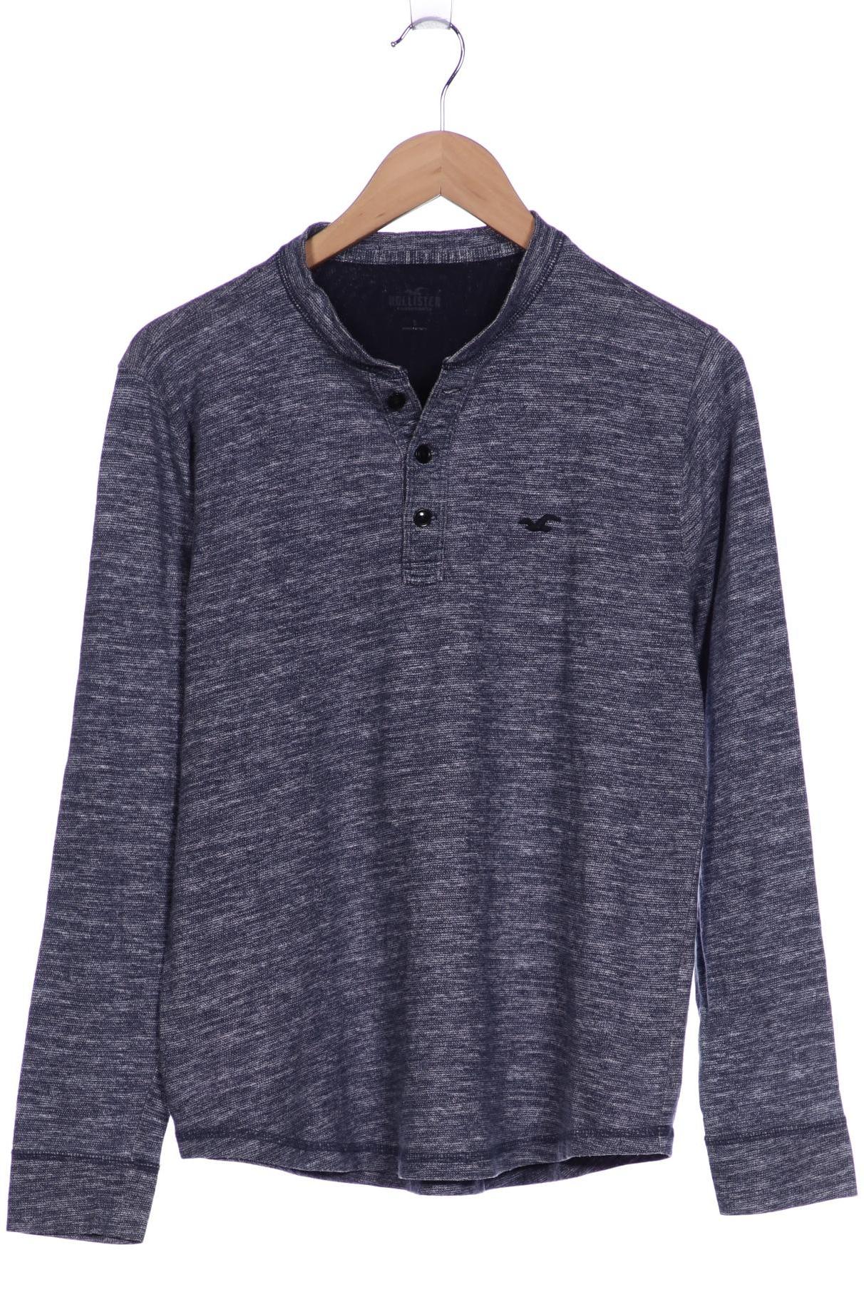 

Hollister Herren Langarmshirt, marineblau, Gr. 46