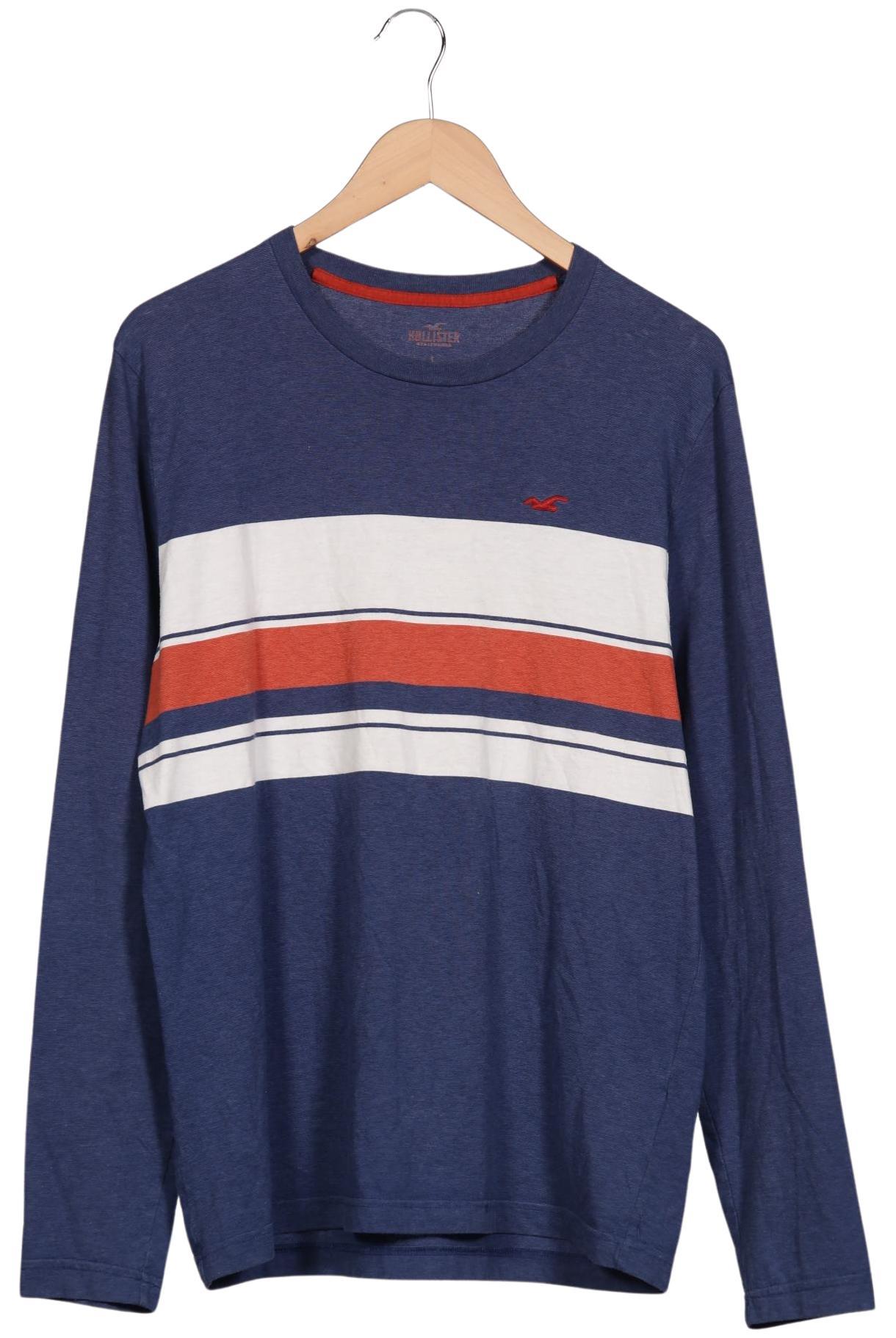 

Hollister Herren Langarmshirt, marineblau, Gr. 52