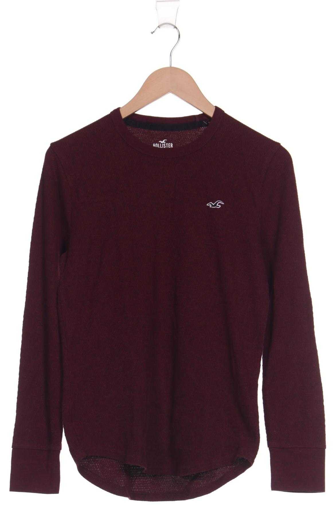 

Hollister Herren Langarmshirt, bordeaux, Gr. 44