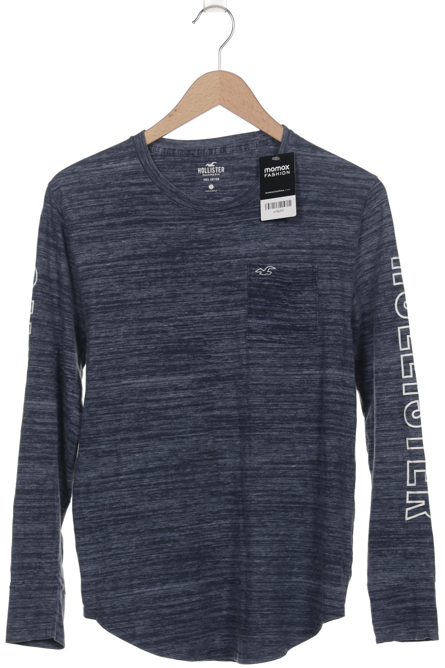 

Hollister Herren Langarmshirt, blau, Gr. 46