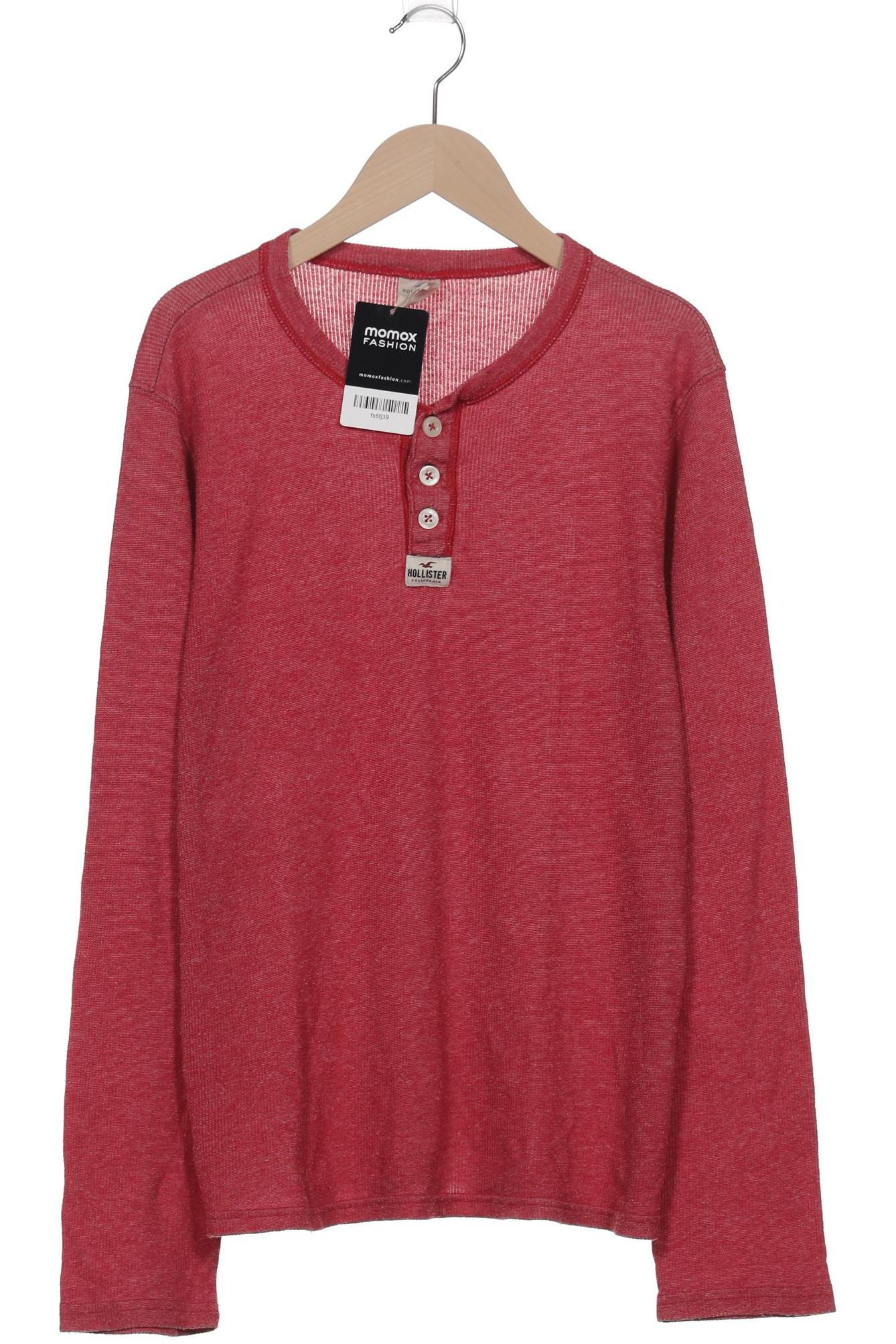 

Hollister Herren Langarmshirt, rot, Gr. 48