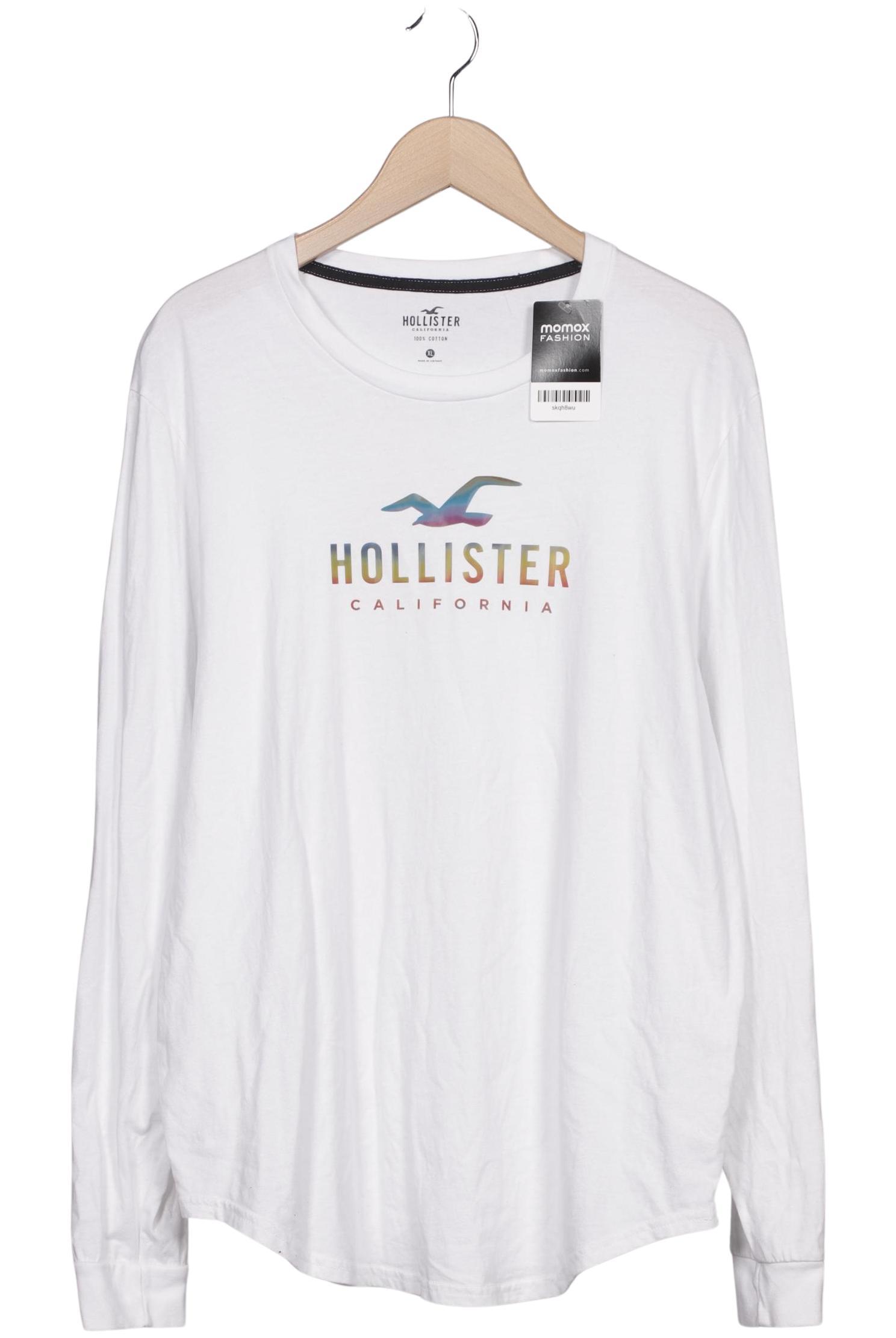 

Hollister Herren Langarmshirt, weiß, Gr. 54