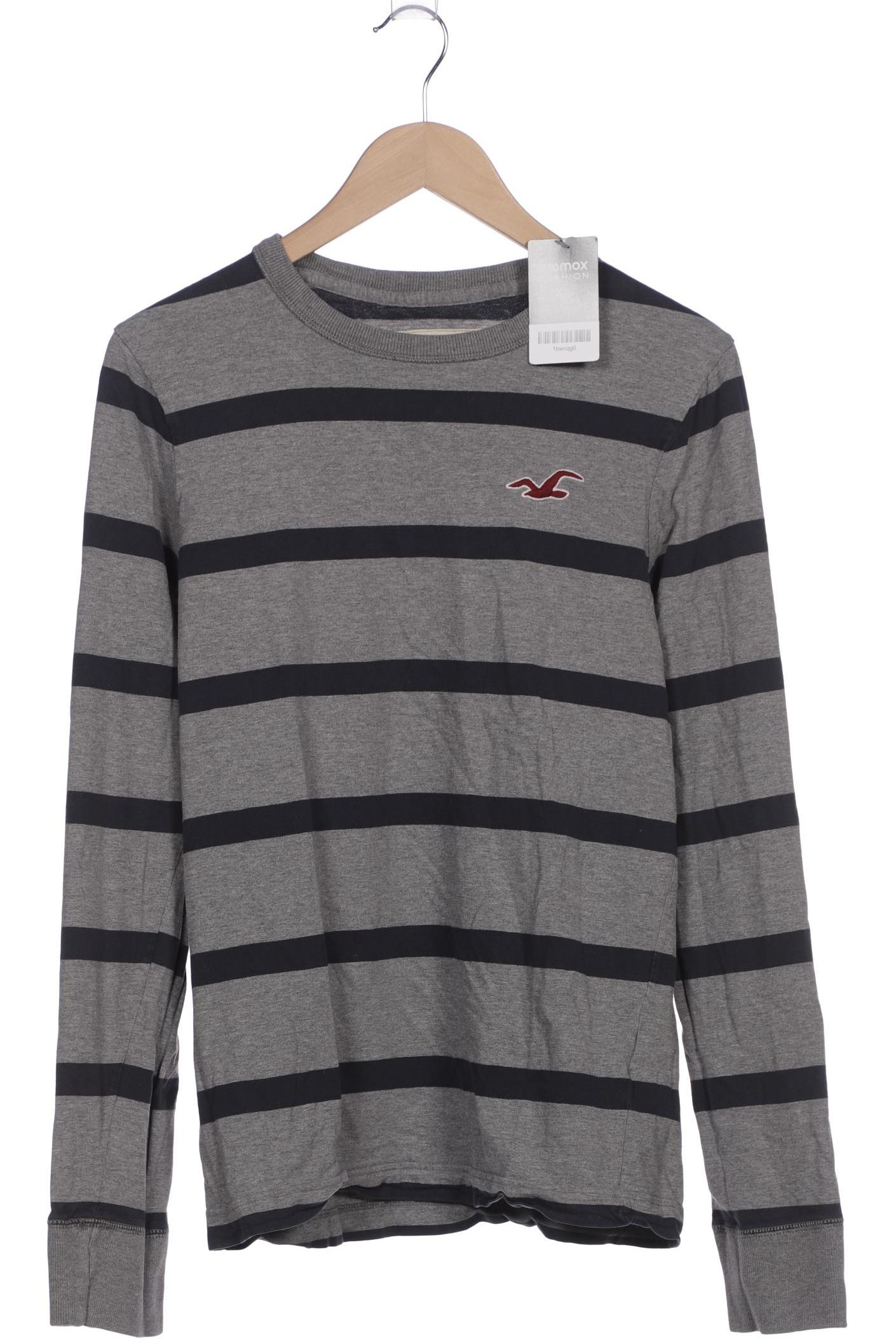 

Hollister Herren Langarmshirt, grau, Gr. 54