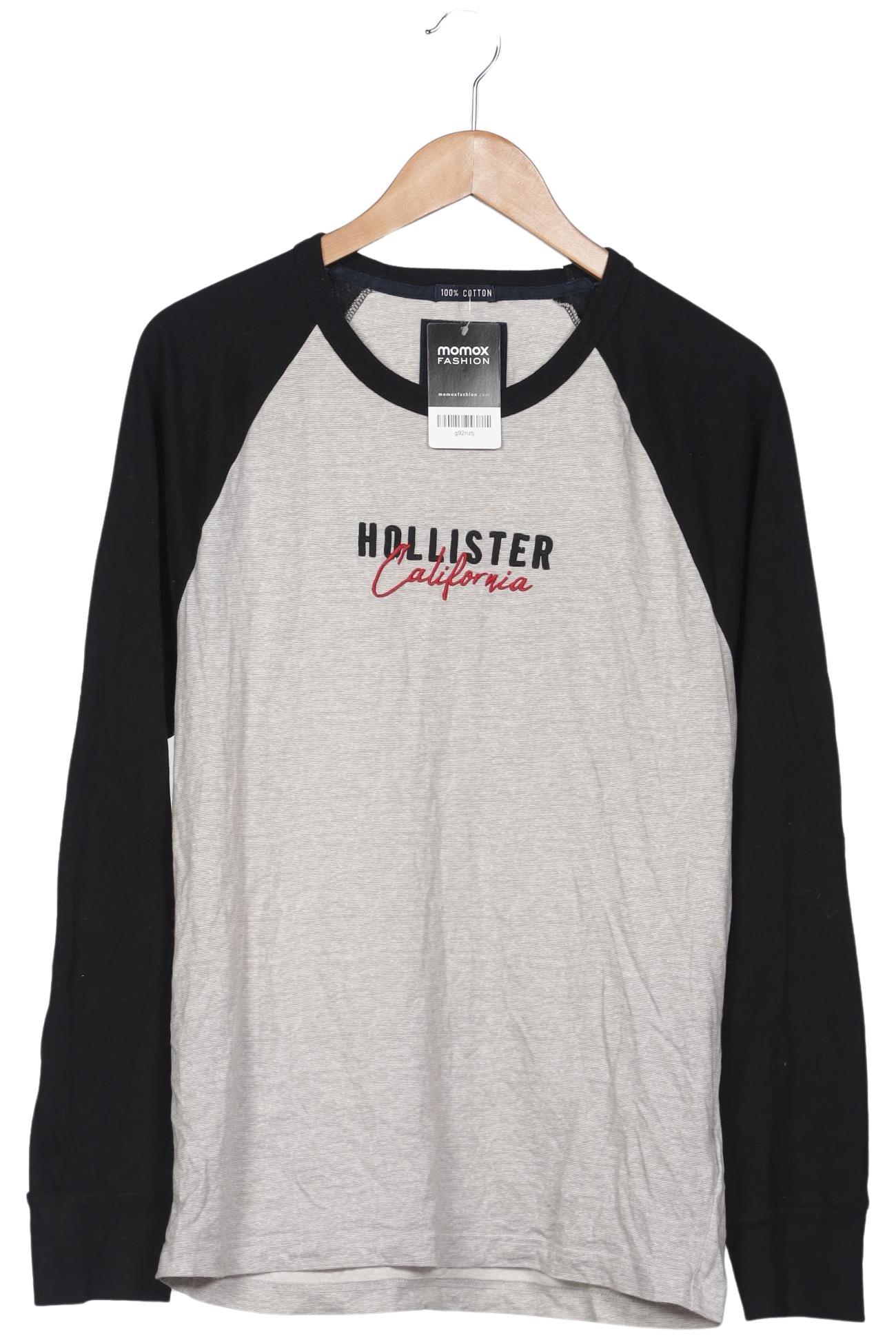 

Hollister Herren Langarmshirt, grau, Gr. 48