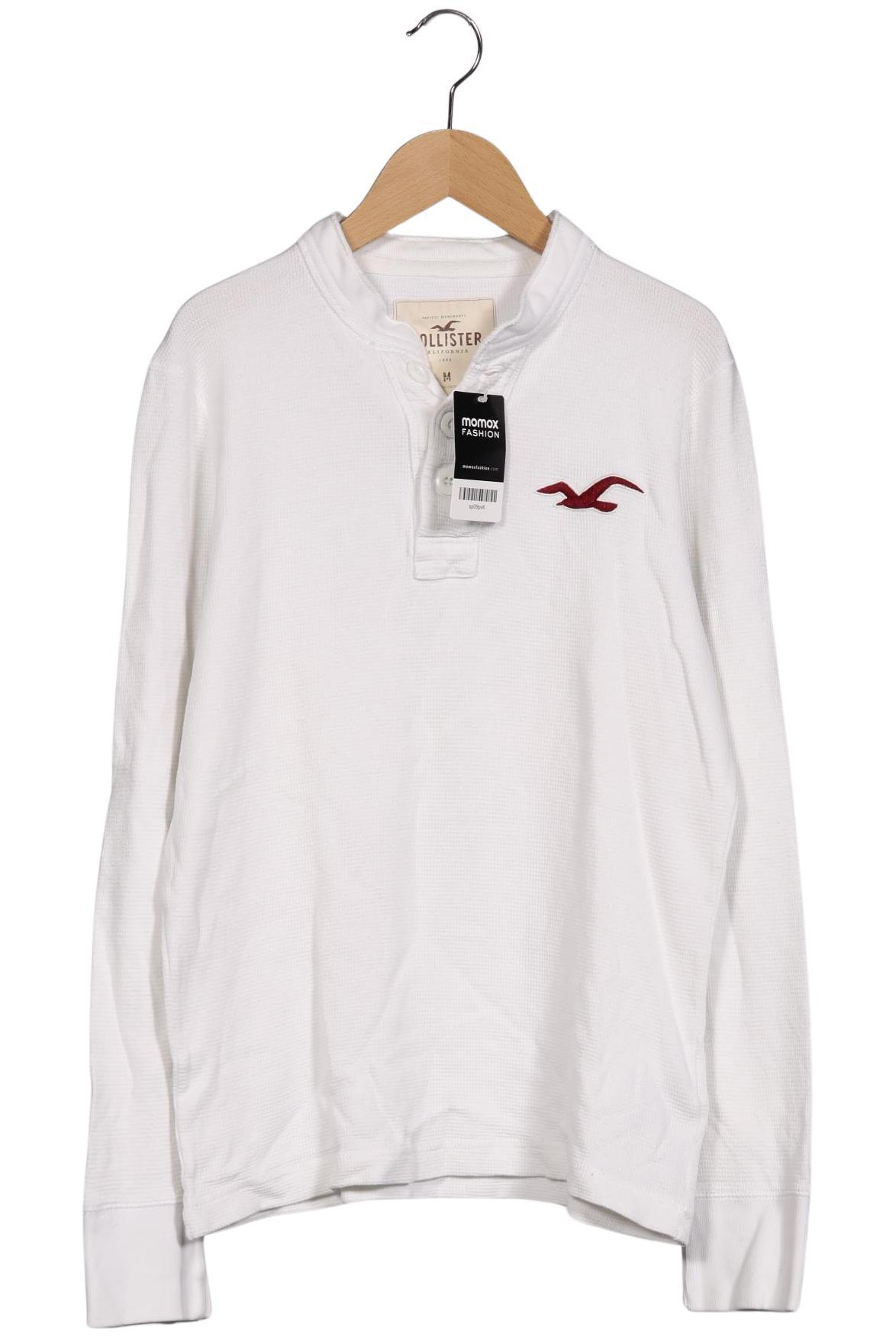 

Hollister Herren Langarmshirt, weiß, Gr. 48
