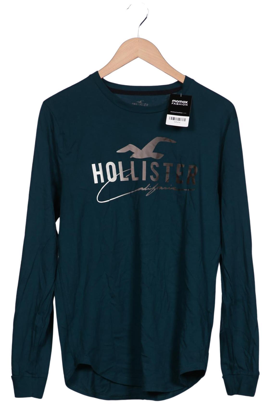 

Hollister Herren Langarmshirt, türkis, Gr. 48
