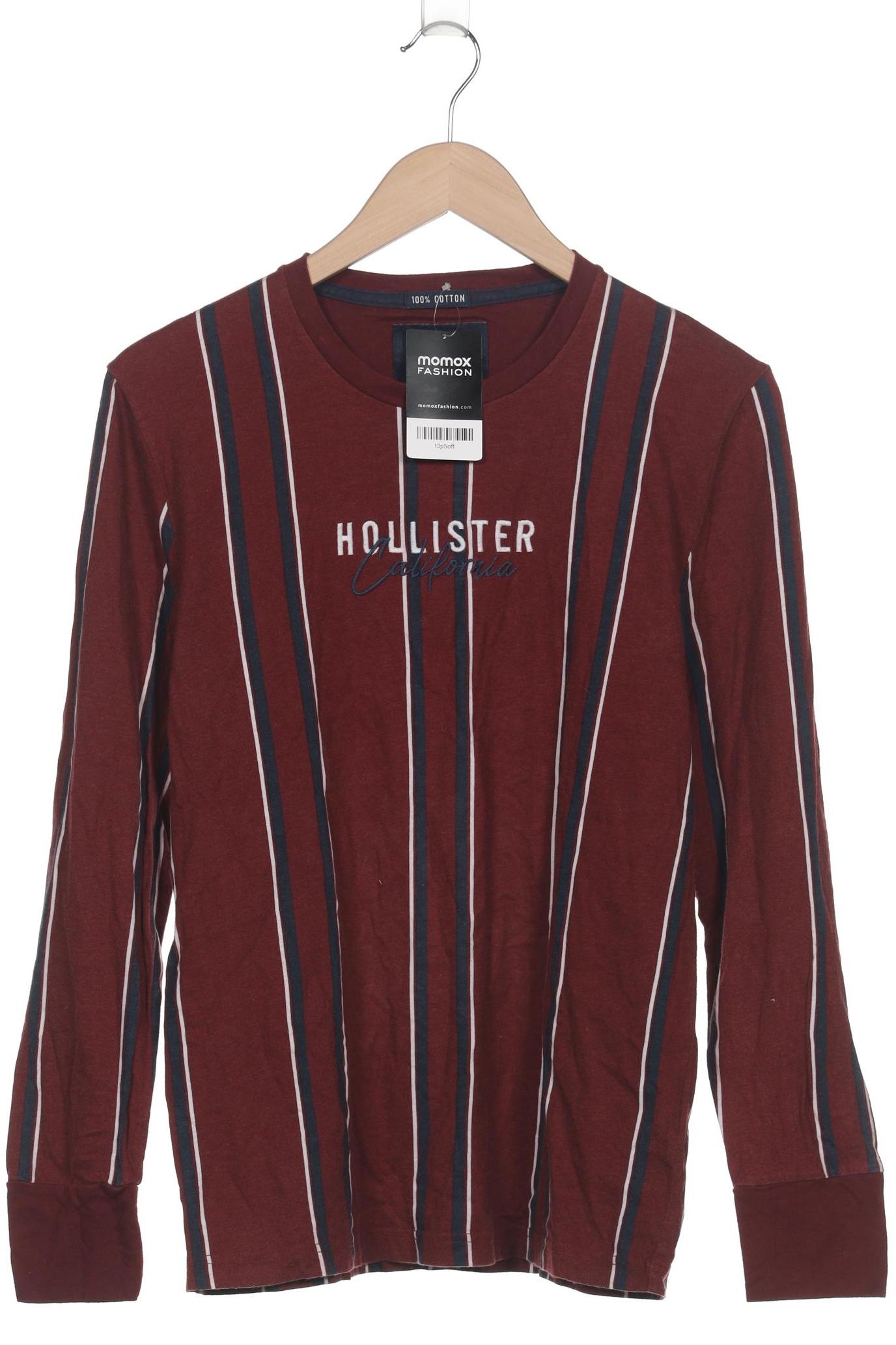 

Hollister Herren Langarmshirt, bordeaux, Gr. 46