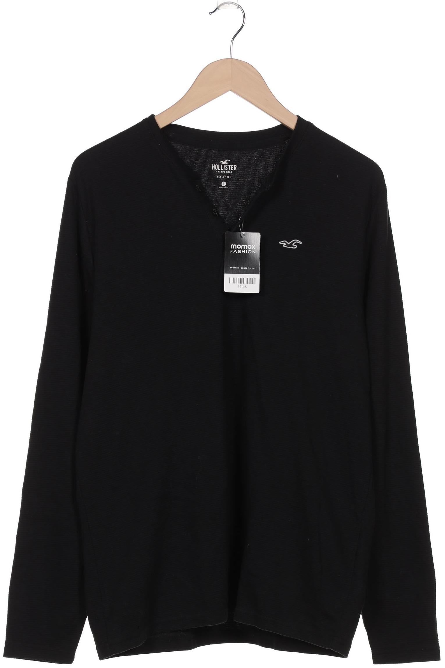 

Hollister Herren Langarmshirt, schwarz, Gr. 52