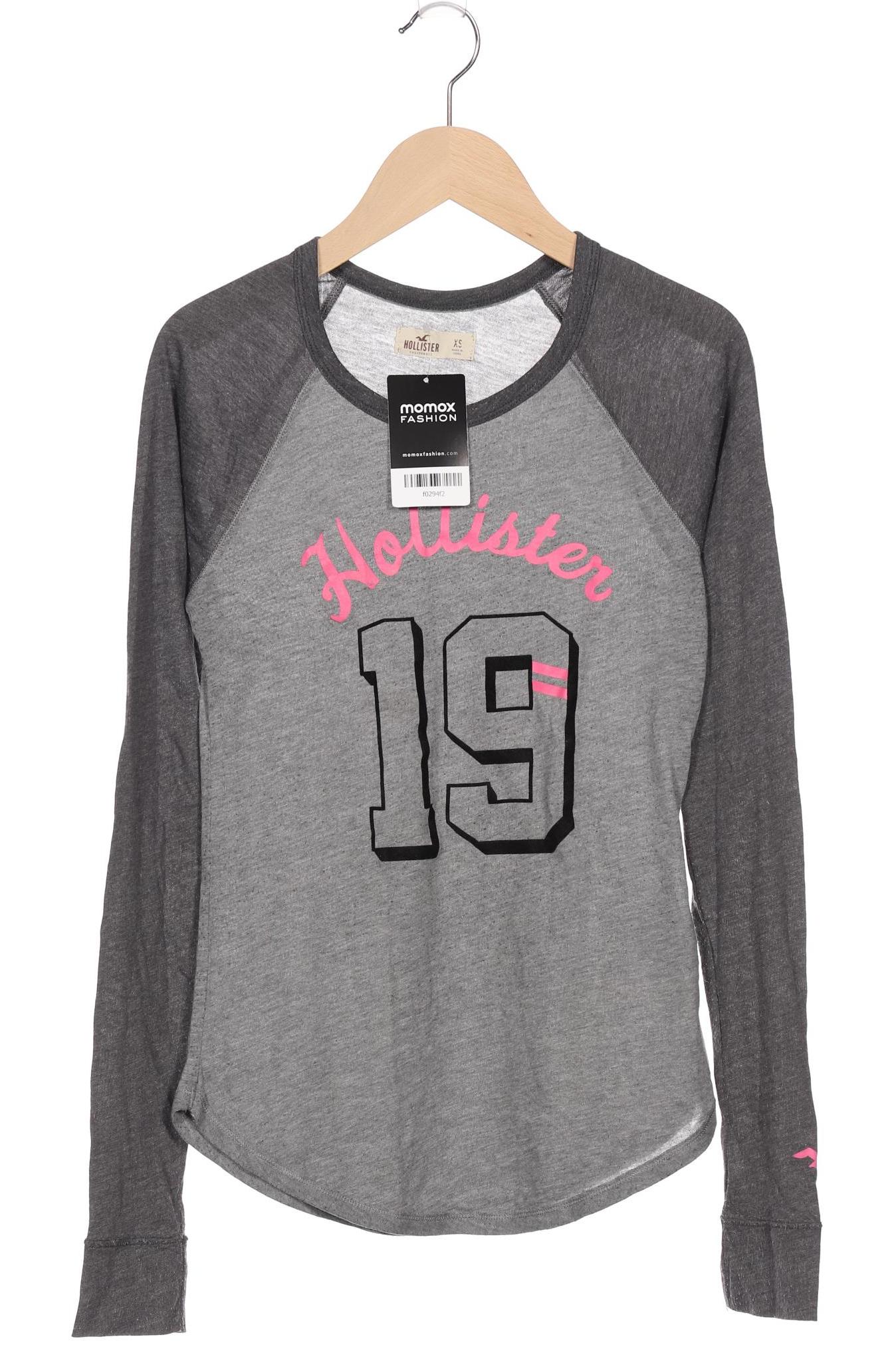 

Hollister Herren Langarmshirt, grau