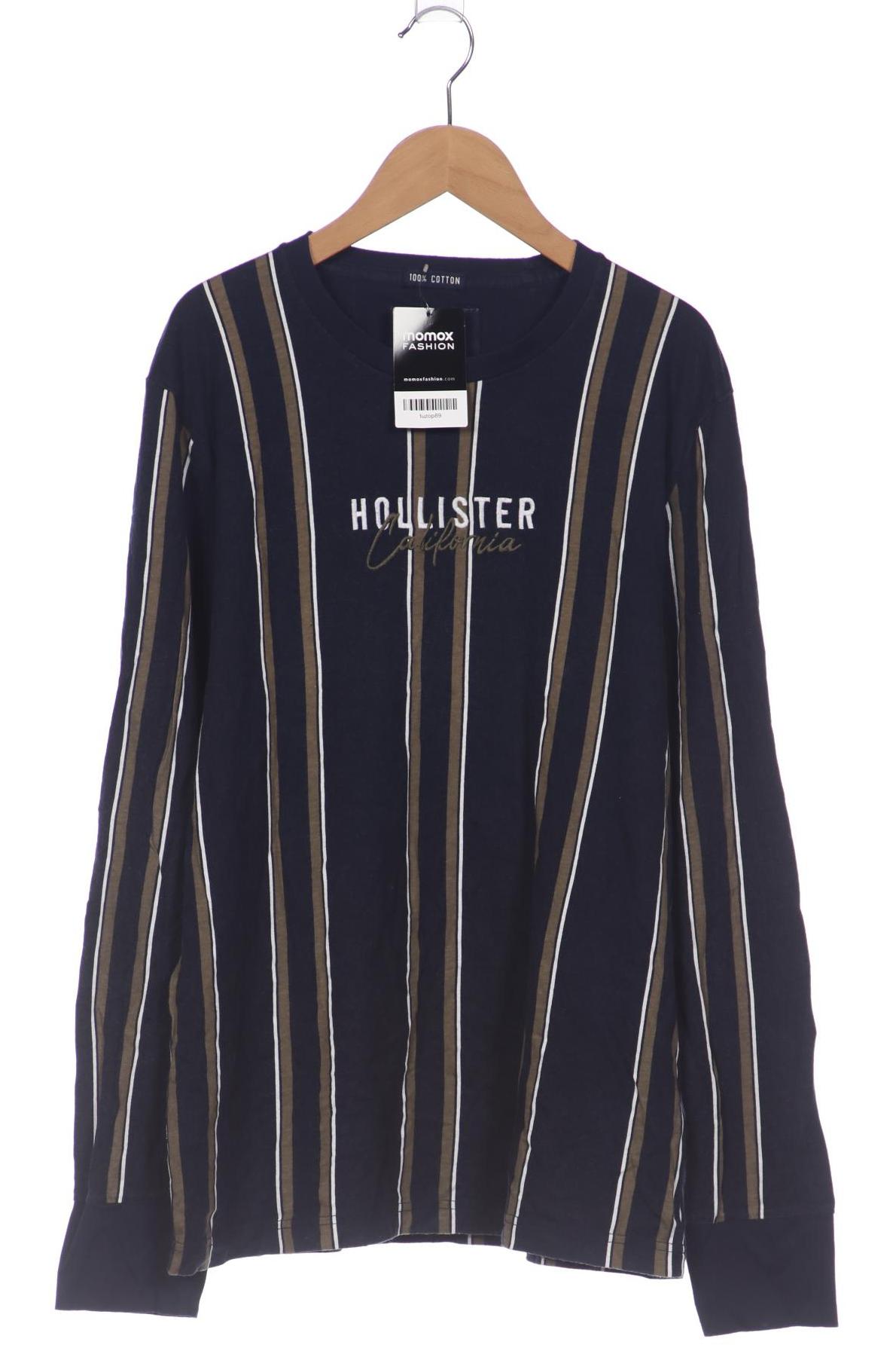 

Hollister Herren Langarmshirt, marineblau, Gr. 52