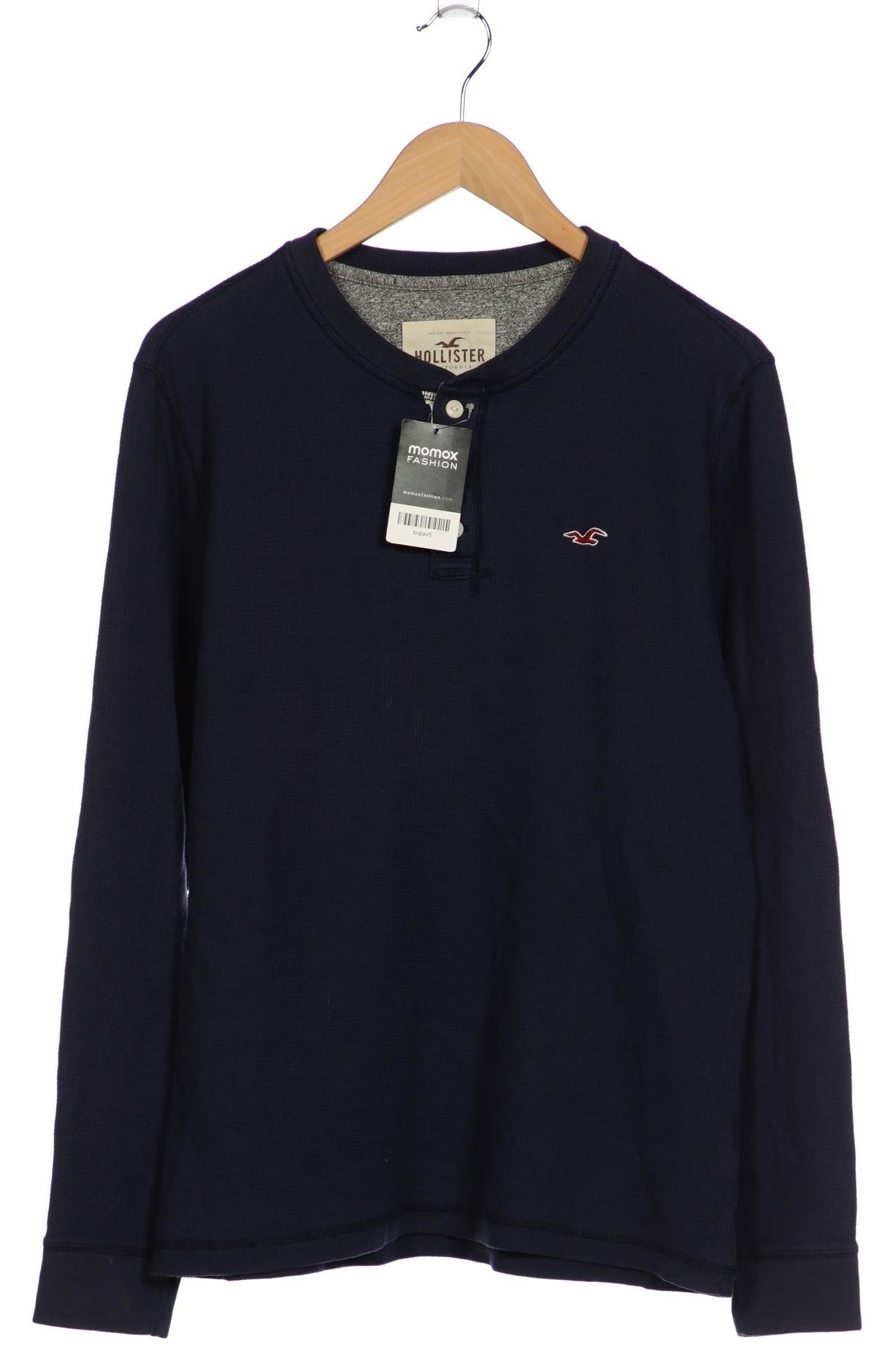 Thumbnail - Hollister Herren Langarmshirt, marineblau, Gr. 48
