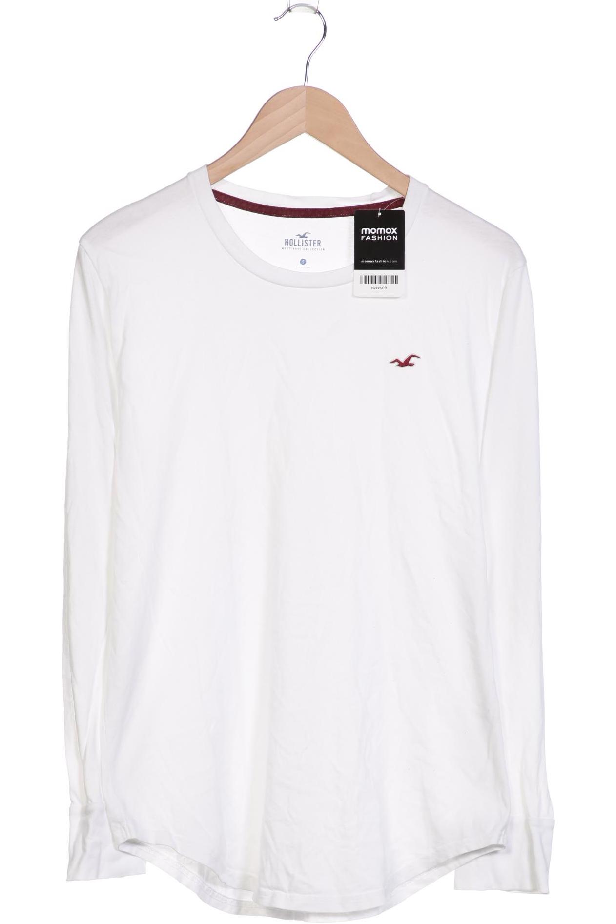 

Hollister Herren Langarmshirt, weiß, Gr. 46