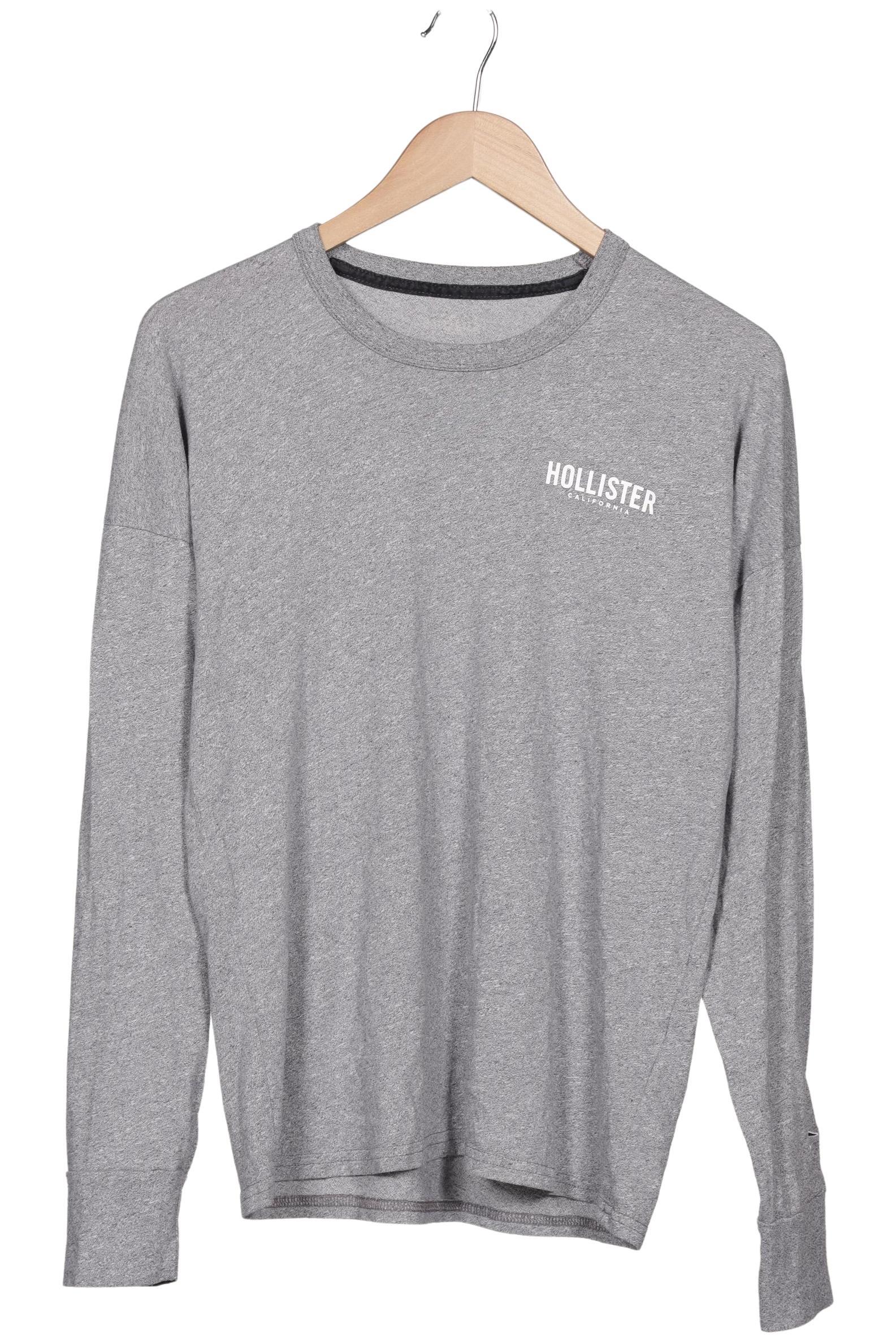 

Hollister Herren Langarmshirt, grau, Gr. 46
