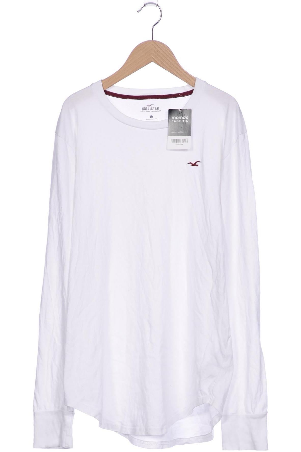 

Hollister Herren Langarmshirt, weiß, Gr. 52