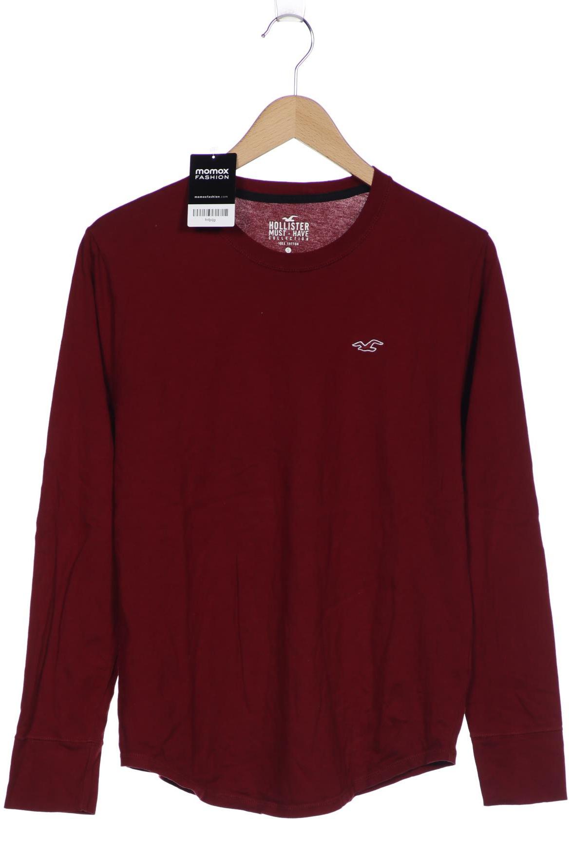 

Hollister Herren Langarmshirt, bordeaux, Gr. 46