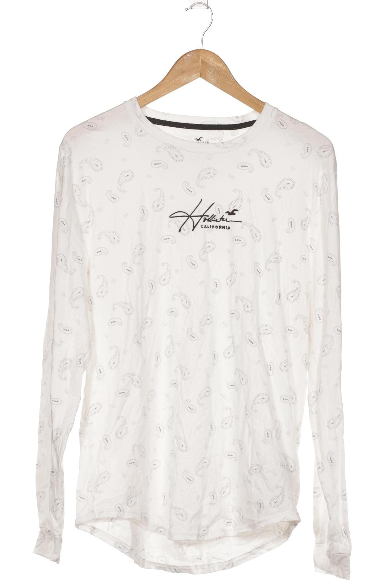 

Hollister Herren Langarmshirt, weiß, Gr. 52