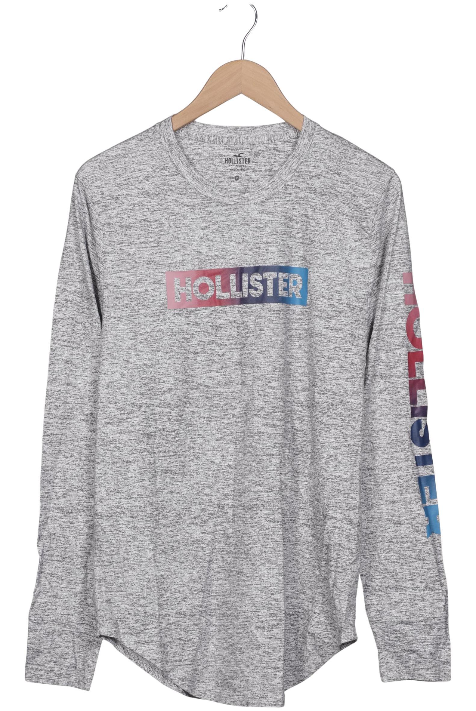 

Hollister Herren Langarmshirt, grau, Gr. 48
