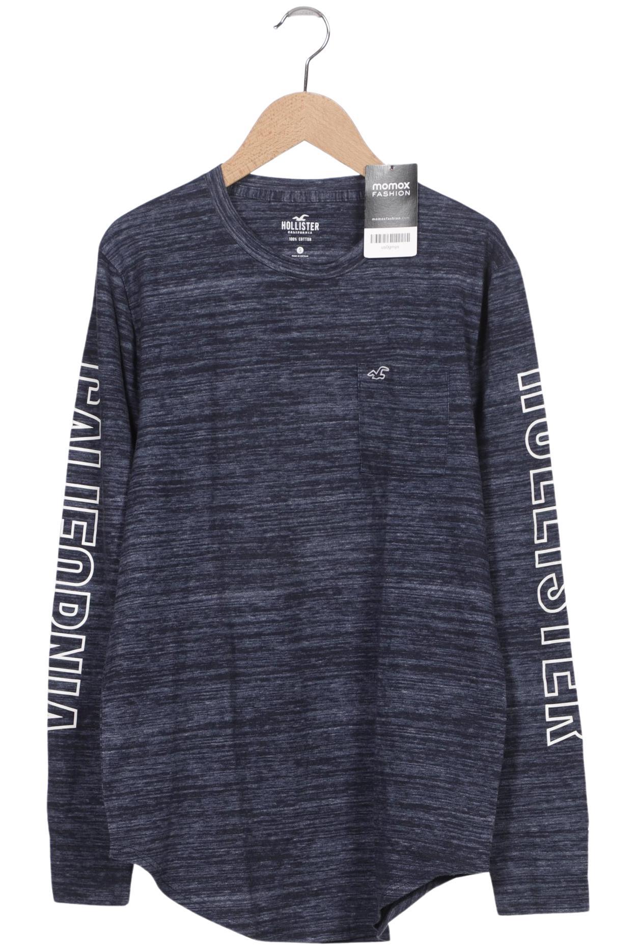 

Hollister Herren Langarmshirt, marineblau, Gr. 46