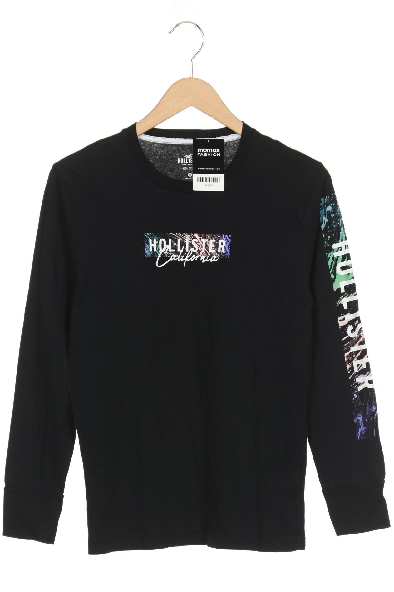 

Hollister Herren Langarmshirt, schwarz