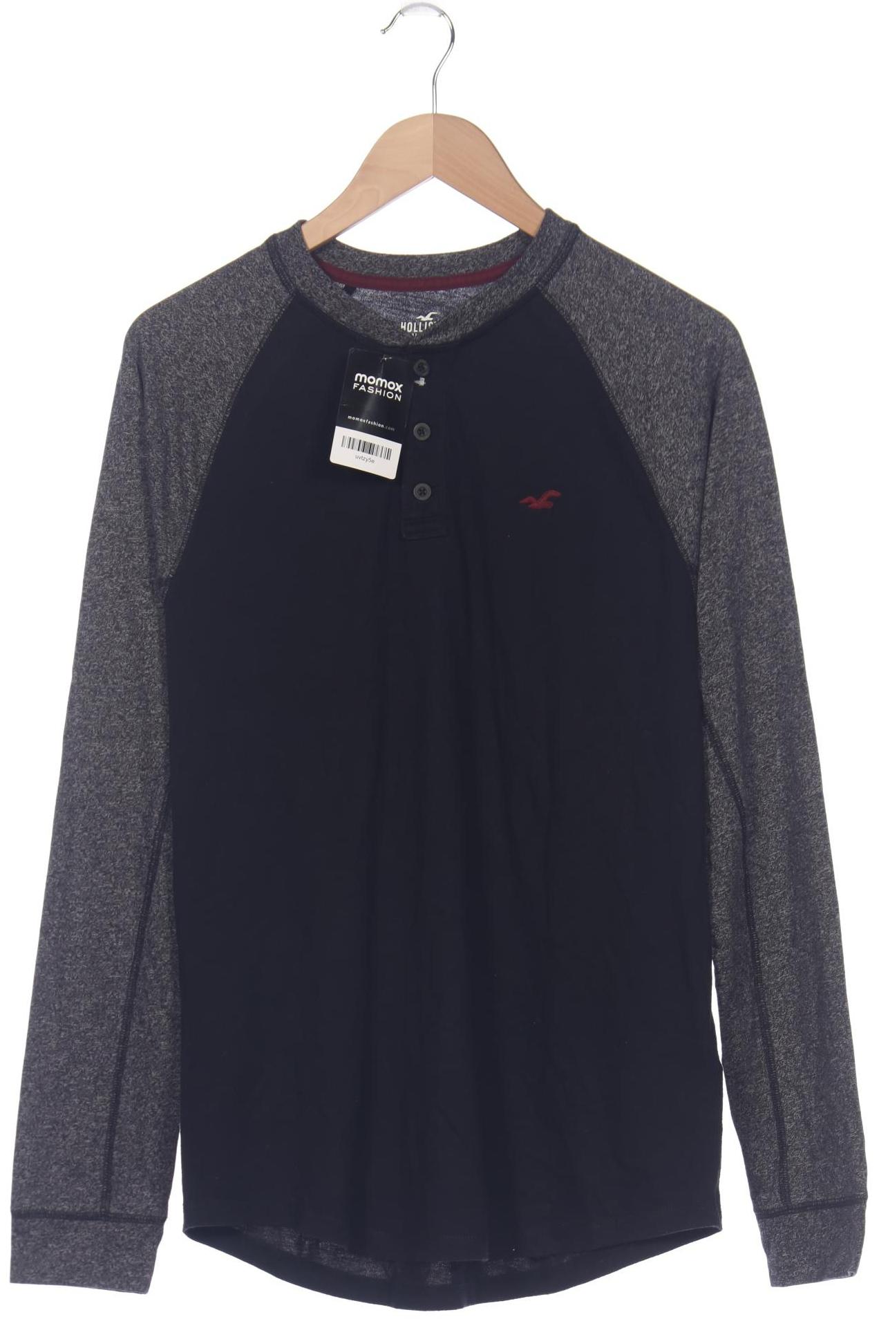 

Hollister Herren Langarmshirt, schwarz, Gr. 48