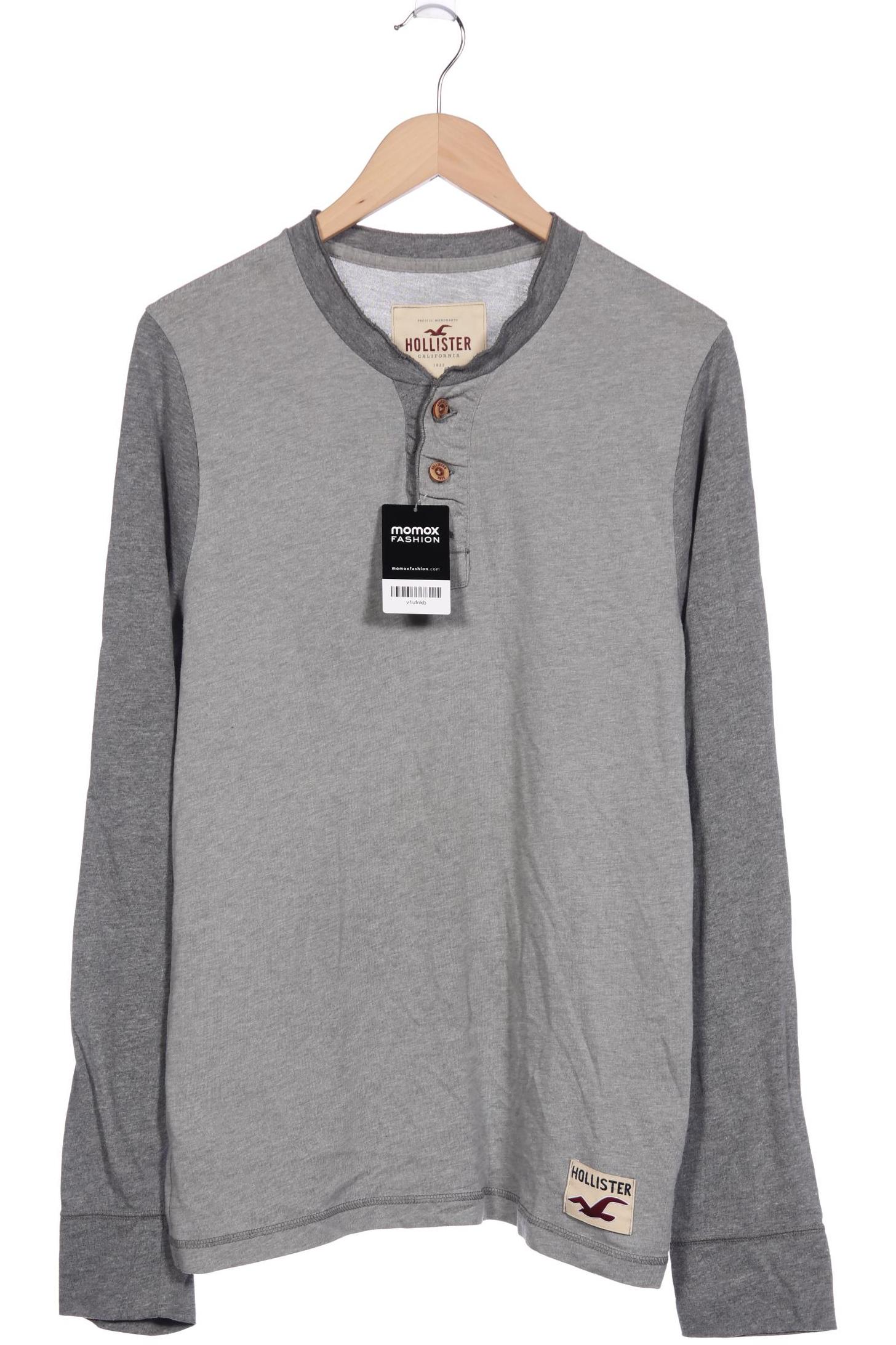 

Hollister Herren Langarmshirt, grau