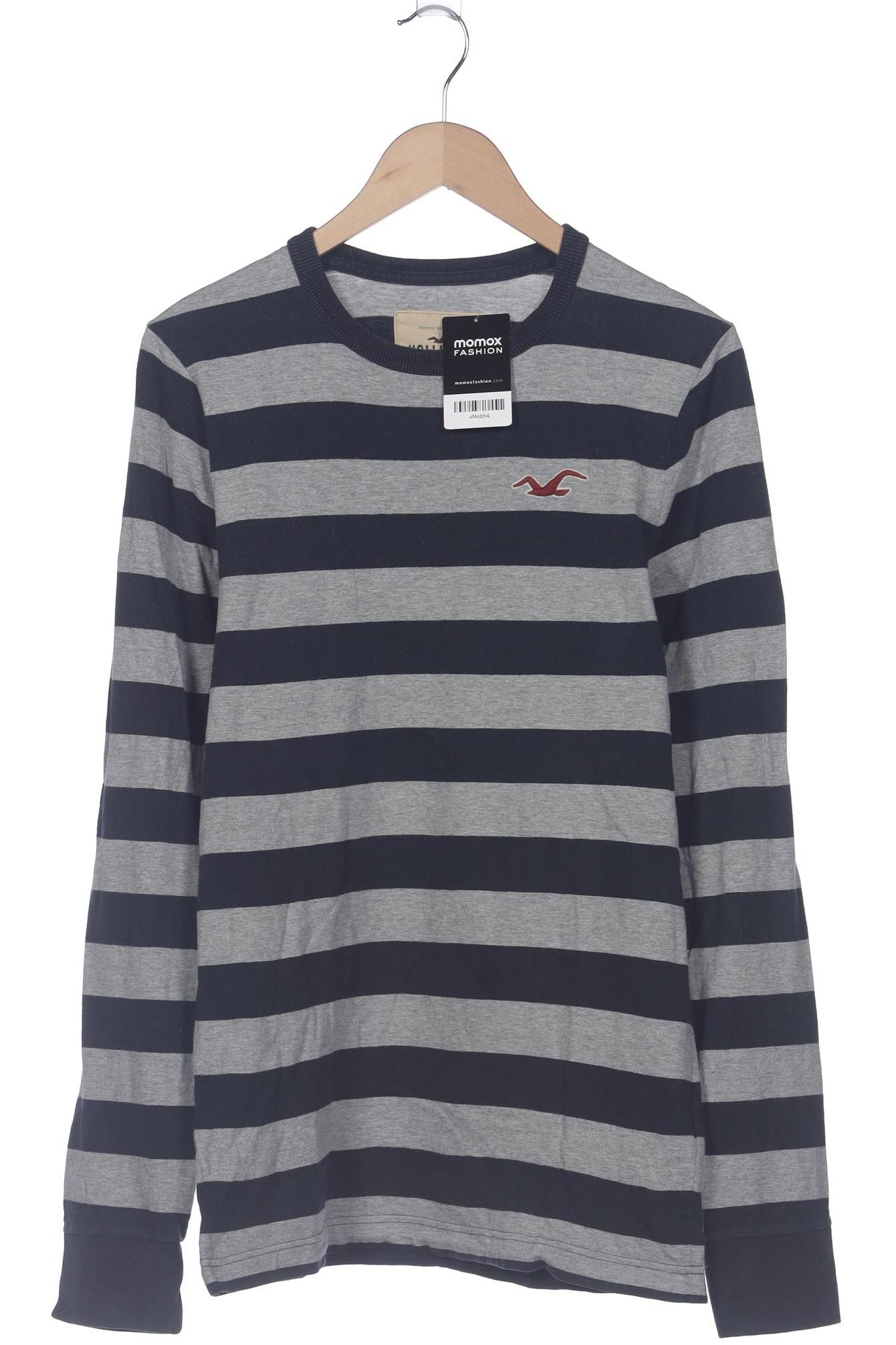 

Hollister Herren Langarmshirt, marineblau, Gr. 54