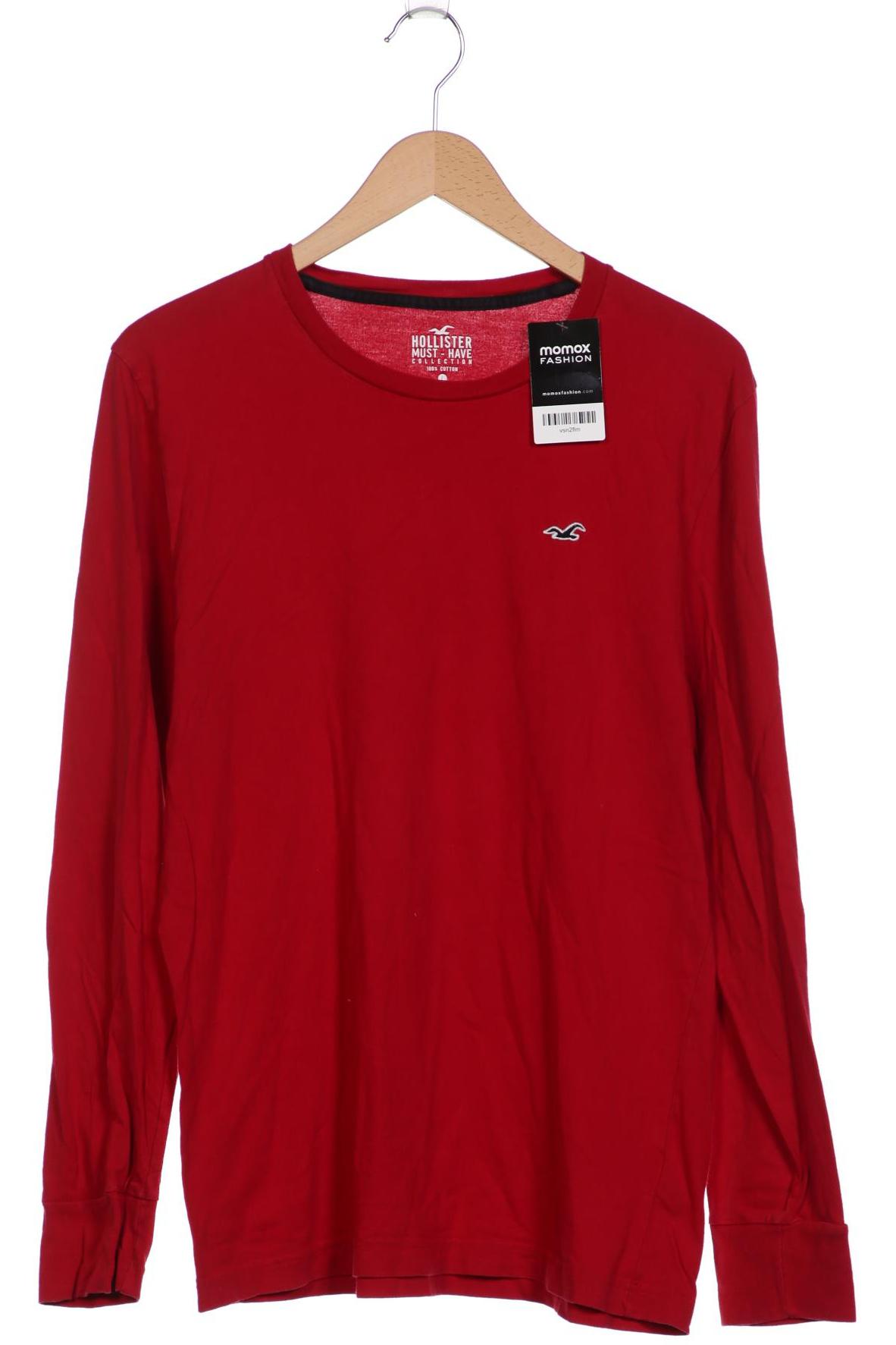 

Hollister Herren Langarmshirt, rot, Gr. 52