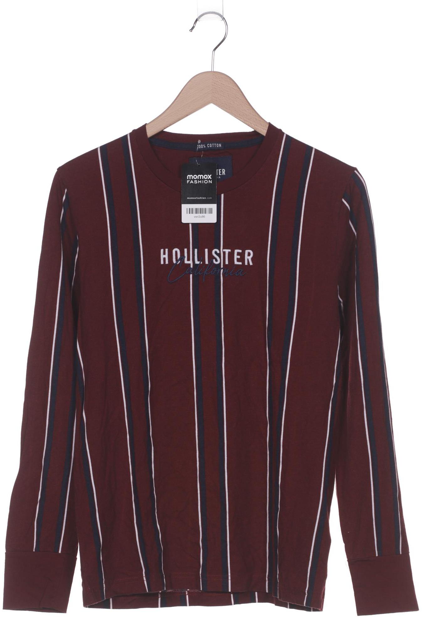 

Hollister Herren Langarmshirt, bordeaux, Gr. 46