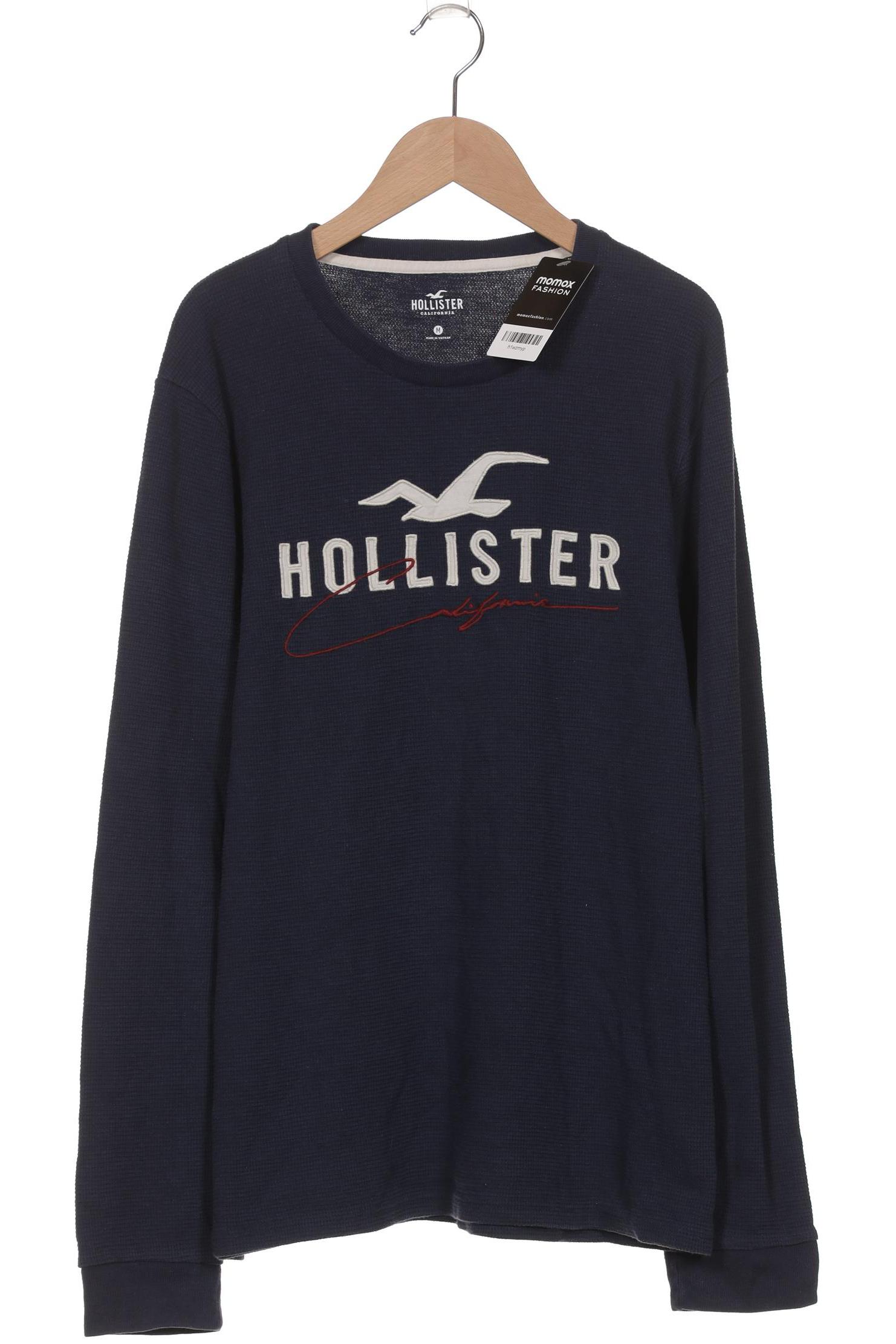 

Hollister Herren Langarmshirt, marineblau, Gr. 48