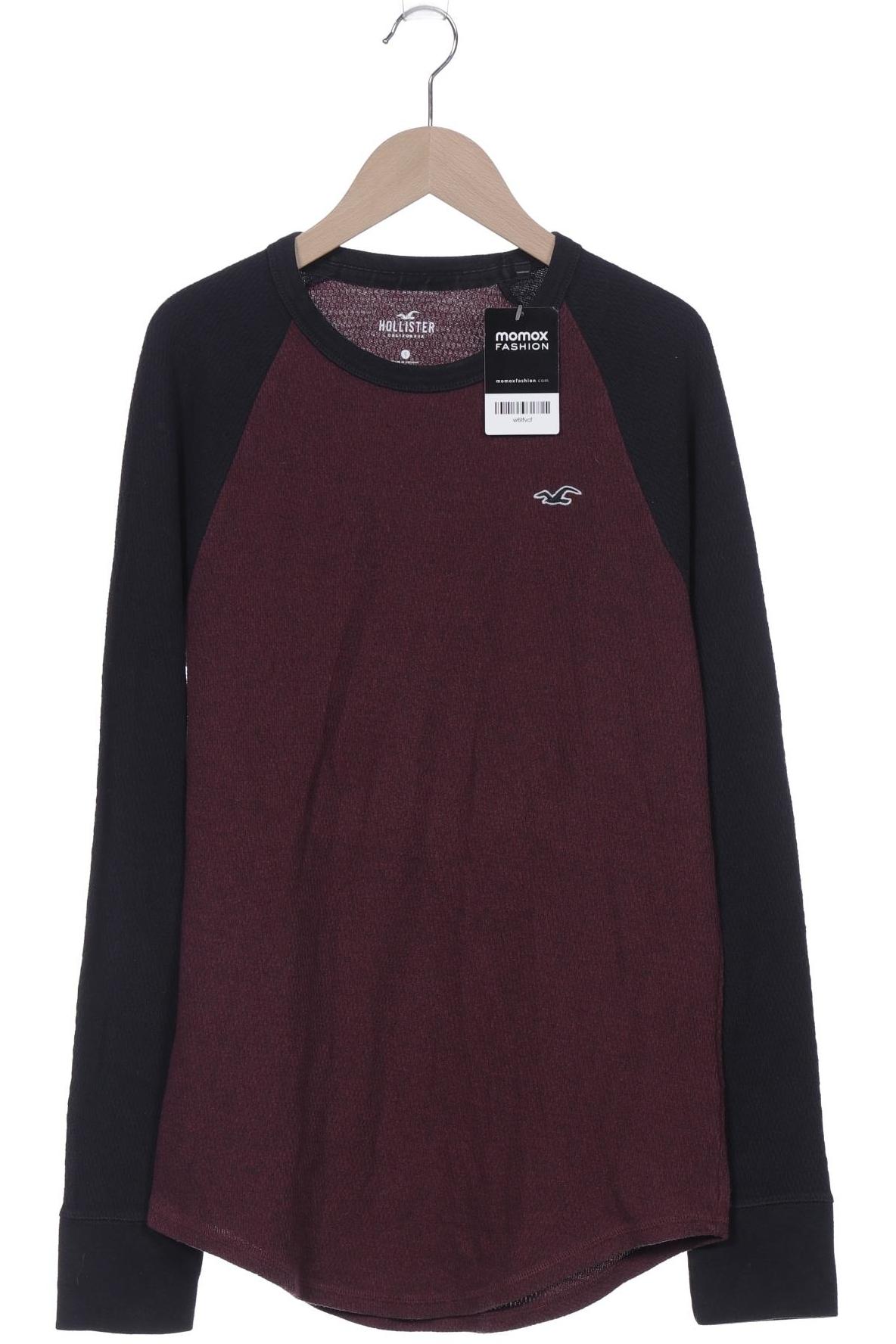 

Hollister Herren Langarmshirt, bordeaux, Gr. 46